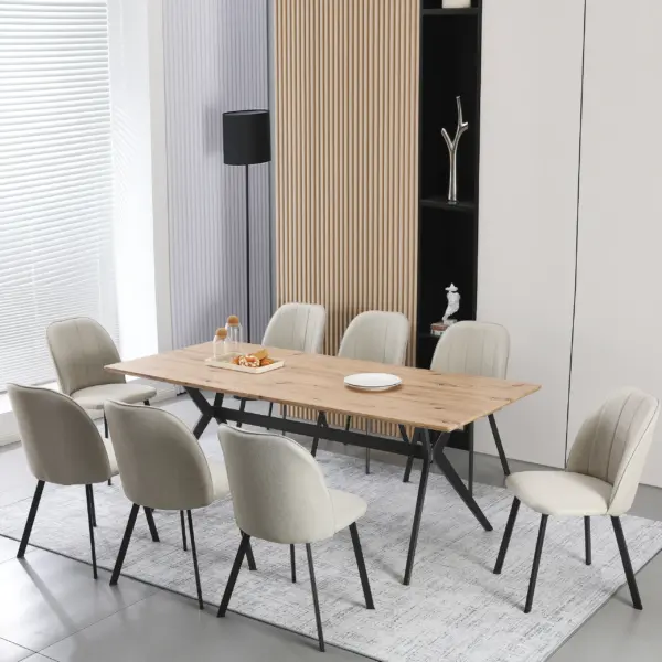Pariso Dining Table -Brown