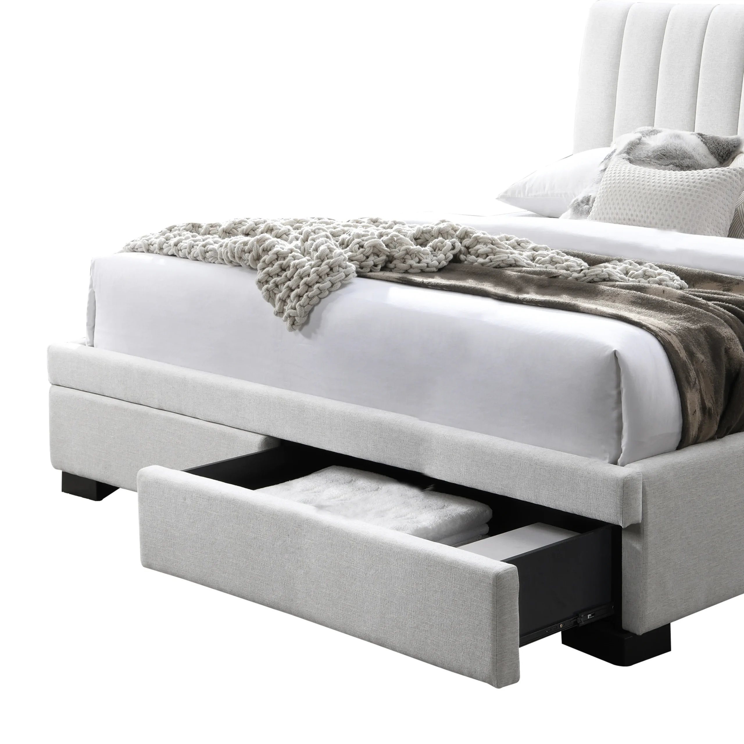 Polona King Bed Ivory 2 United Furniture