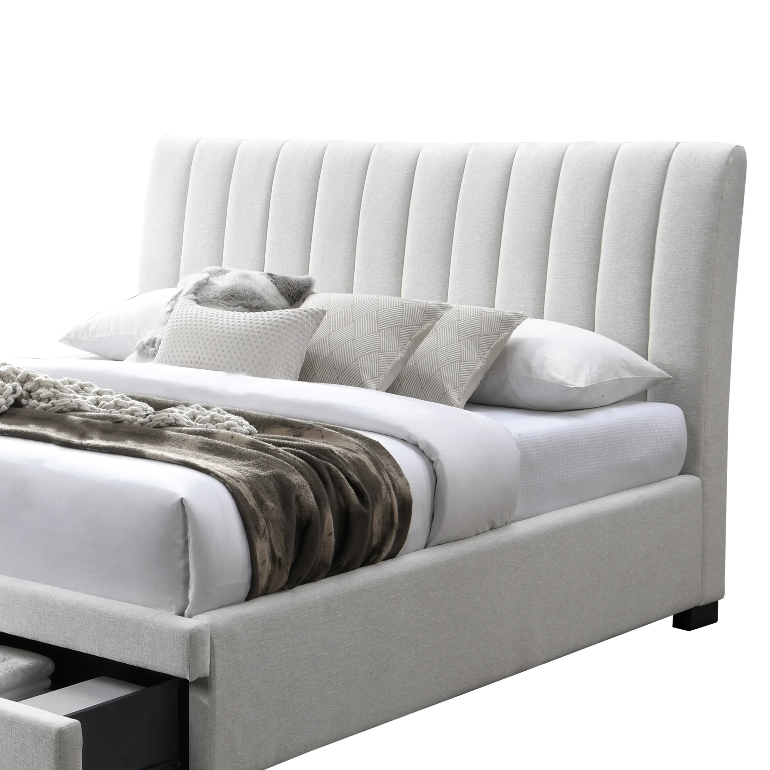 Polona King Bed Ivory 3 United Furniture