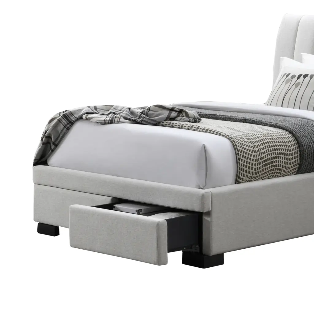 Polona Single Bed Ivory 1 United Furniture