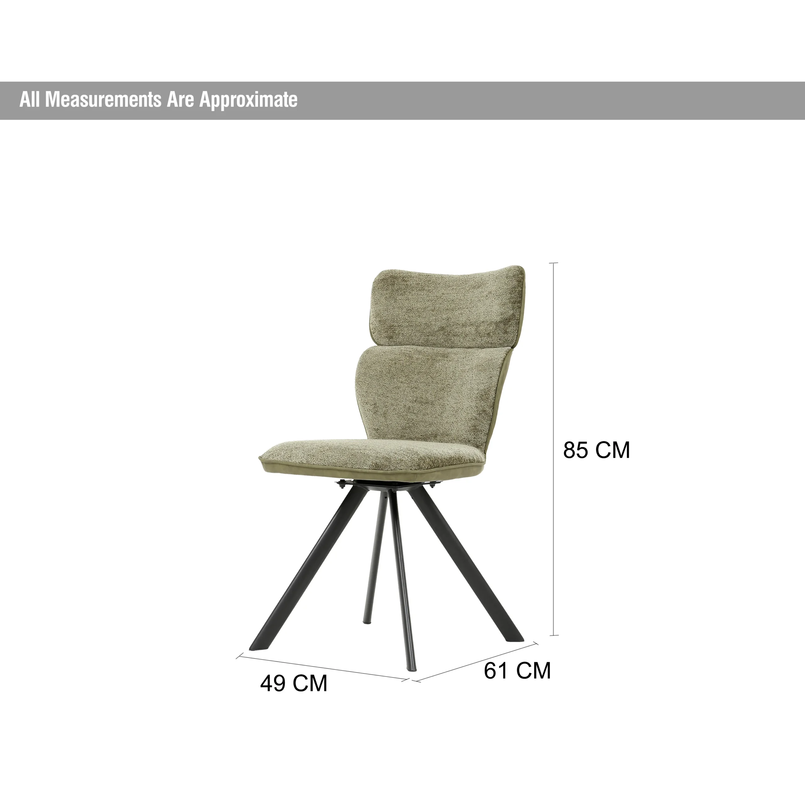 Stylo Chair Green Dim United Furniture