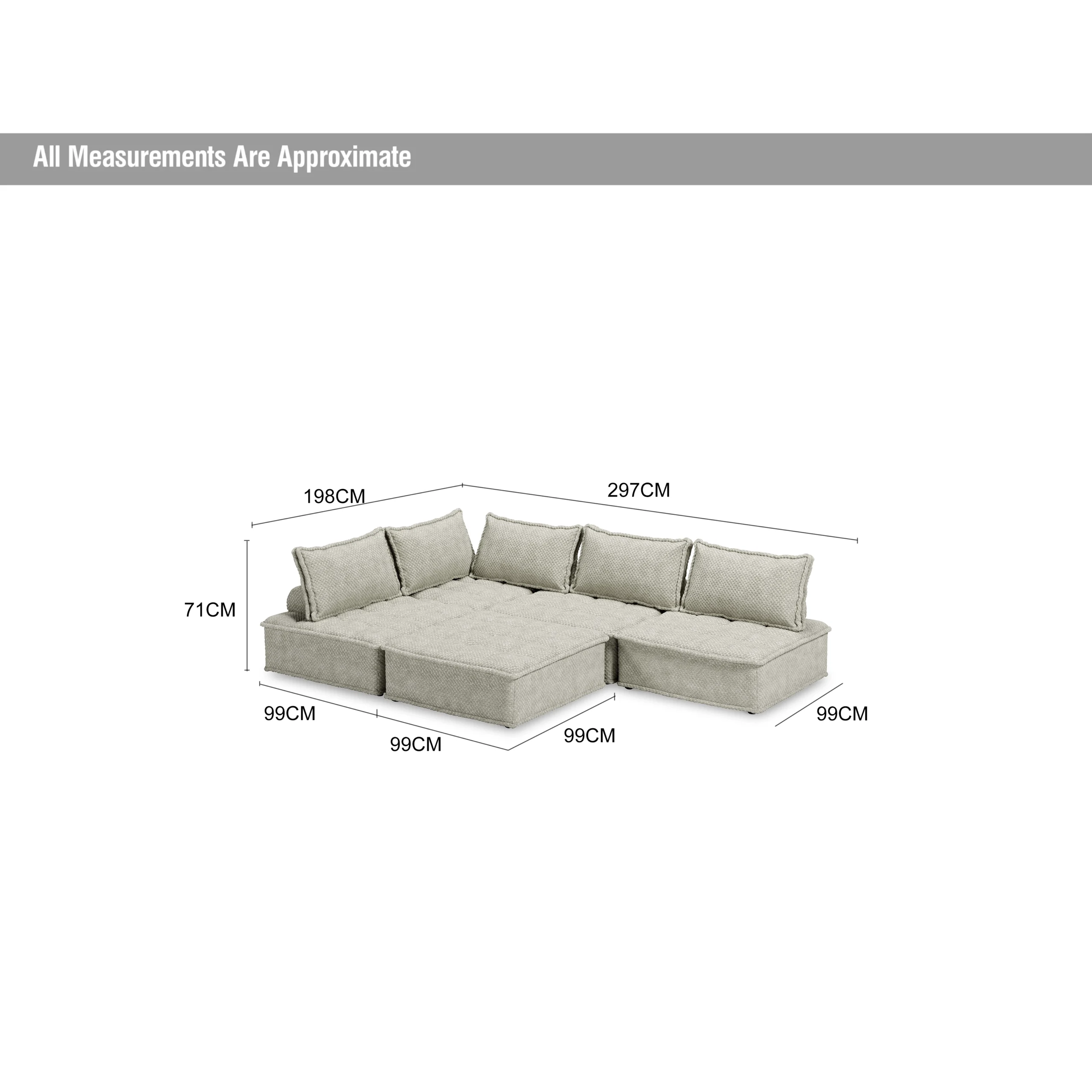 Bales Medium Corner Sofa Model 2 Dia United Furniture