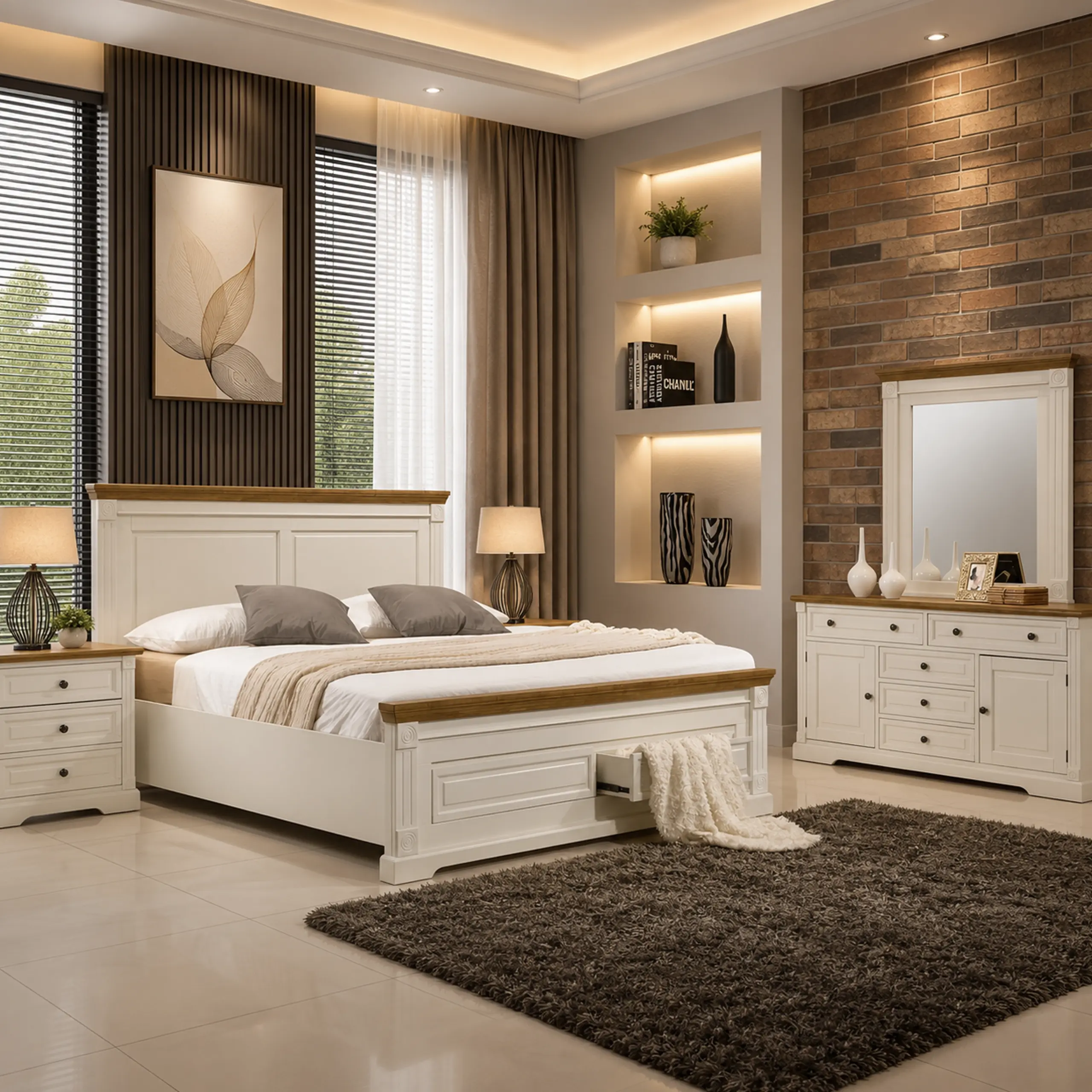 Cottage King Bed United Furniture