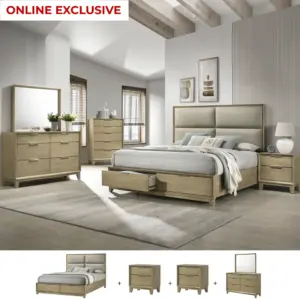 Renze 5 Pcs. King Bedroom Set