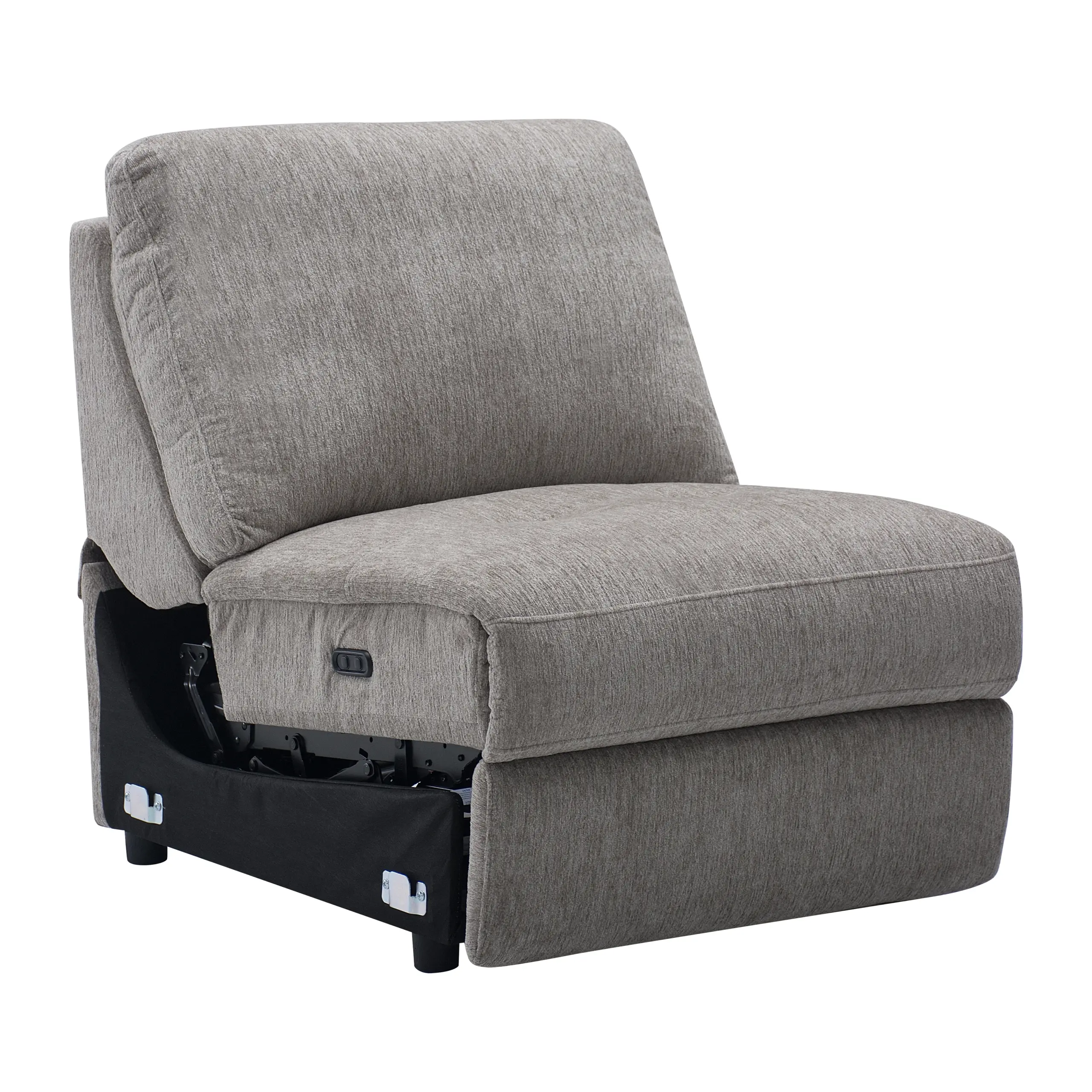 Stenberg Recliner Corner Sofa Grey Armless United Furniture