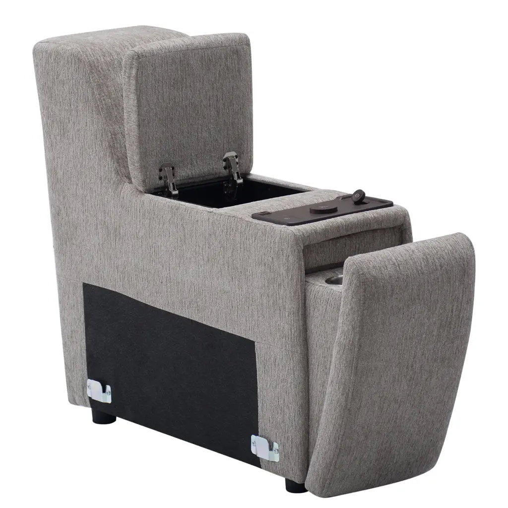 Stenberg Recliner Corner Sofa Grey Console United Furniture