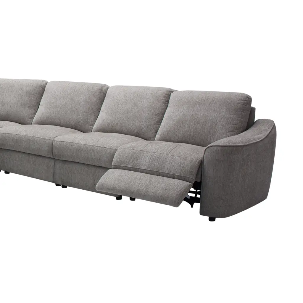 Stenberg Recliner Corner Sofa Grey Swatch 1 United Furniture