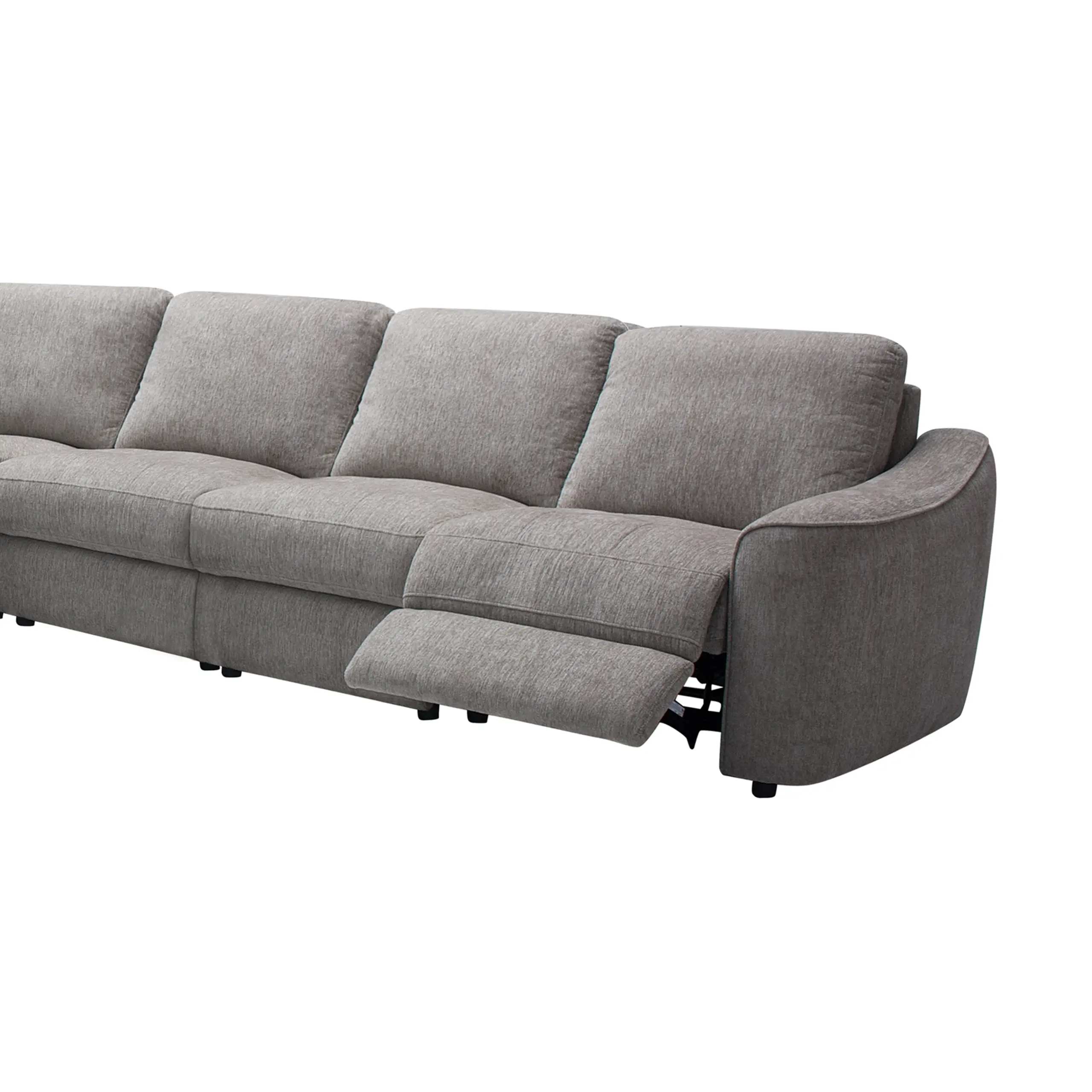 Stenberg Recliner Corner Sofa Grey Swatch 1 United Furniture