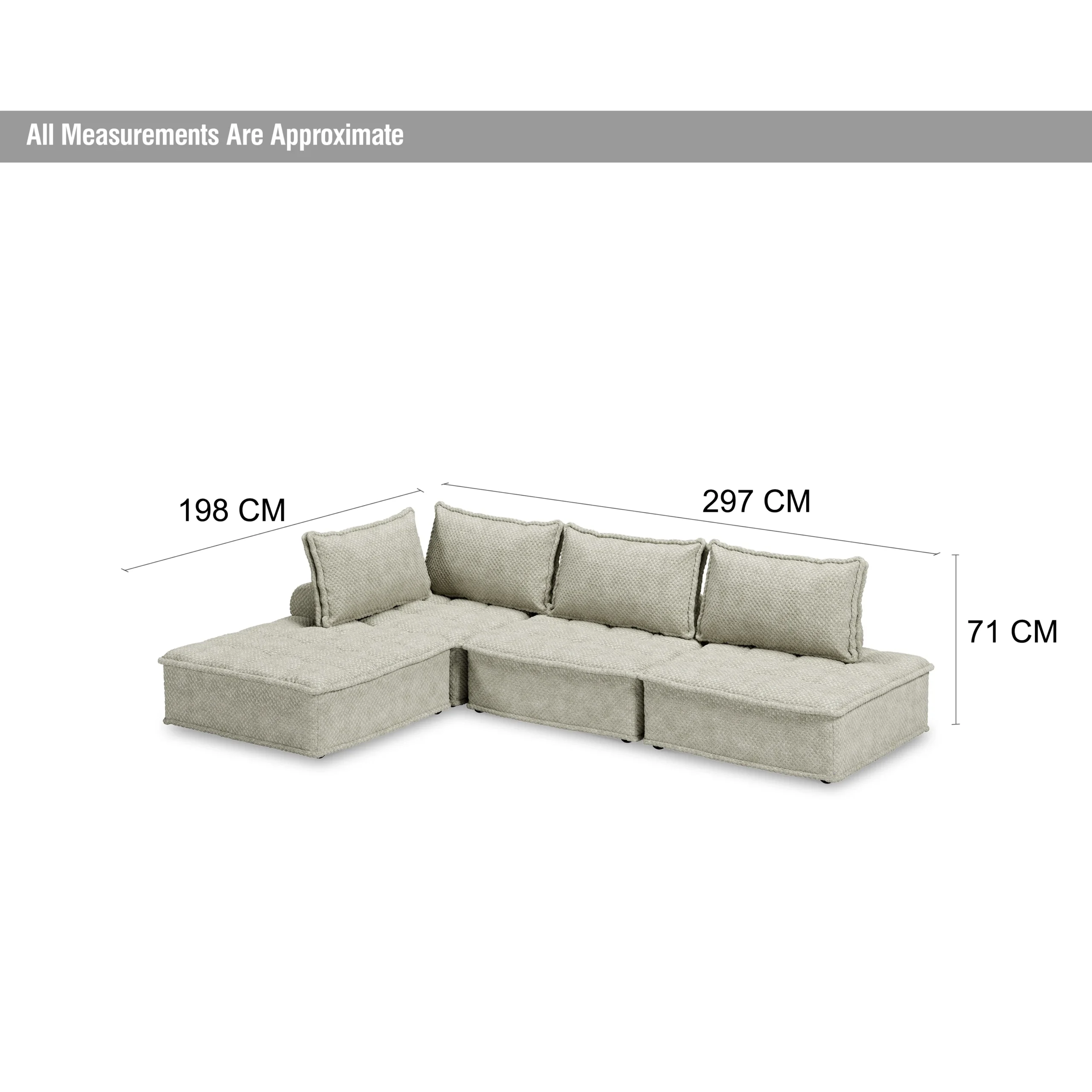 Bales 4seater Dim United Furniture
