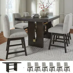 Burkhaus 6-Seater Counter Dining Set