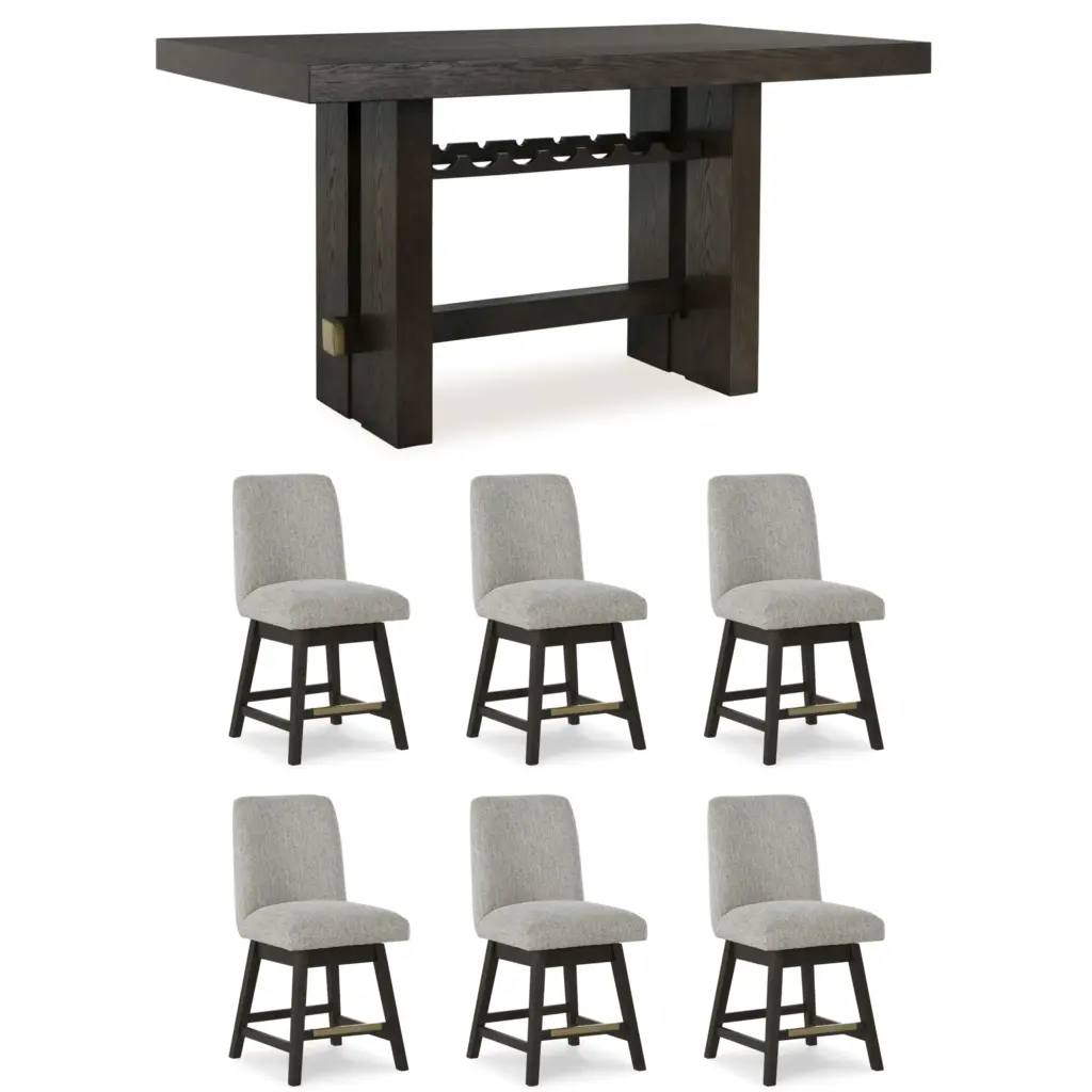 Burkhaus Counter Table Set United Furniture