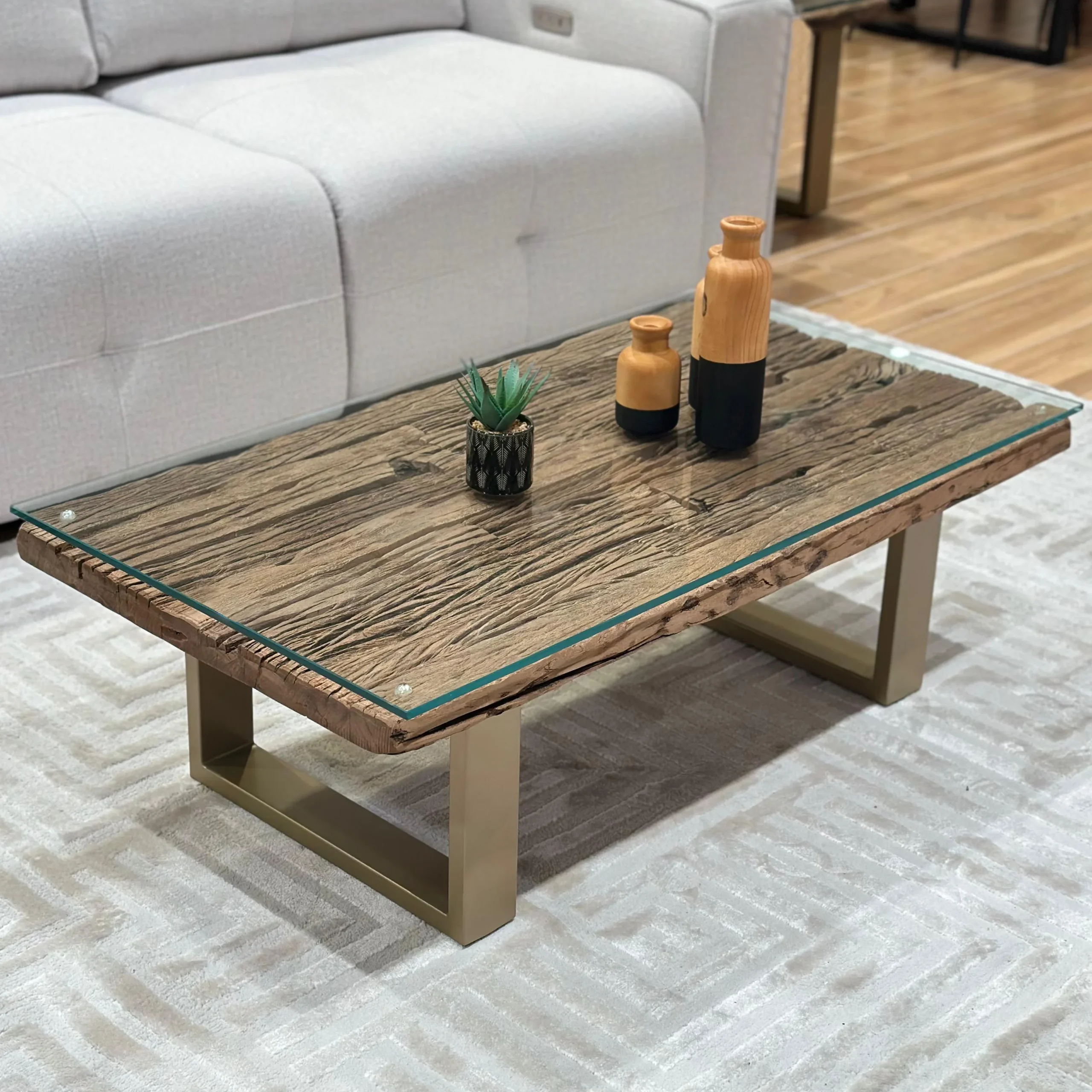 Jaipur Coffee Table Gold United Furniture