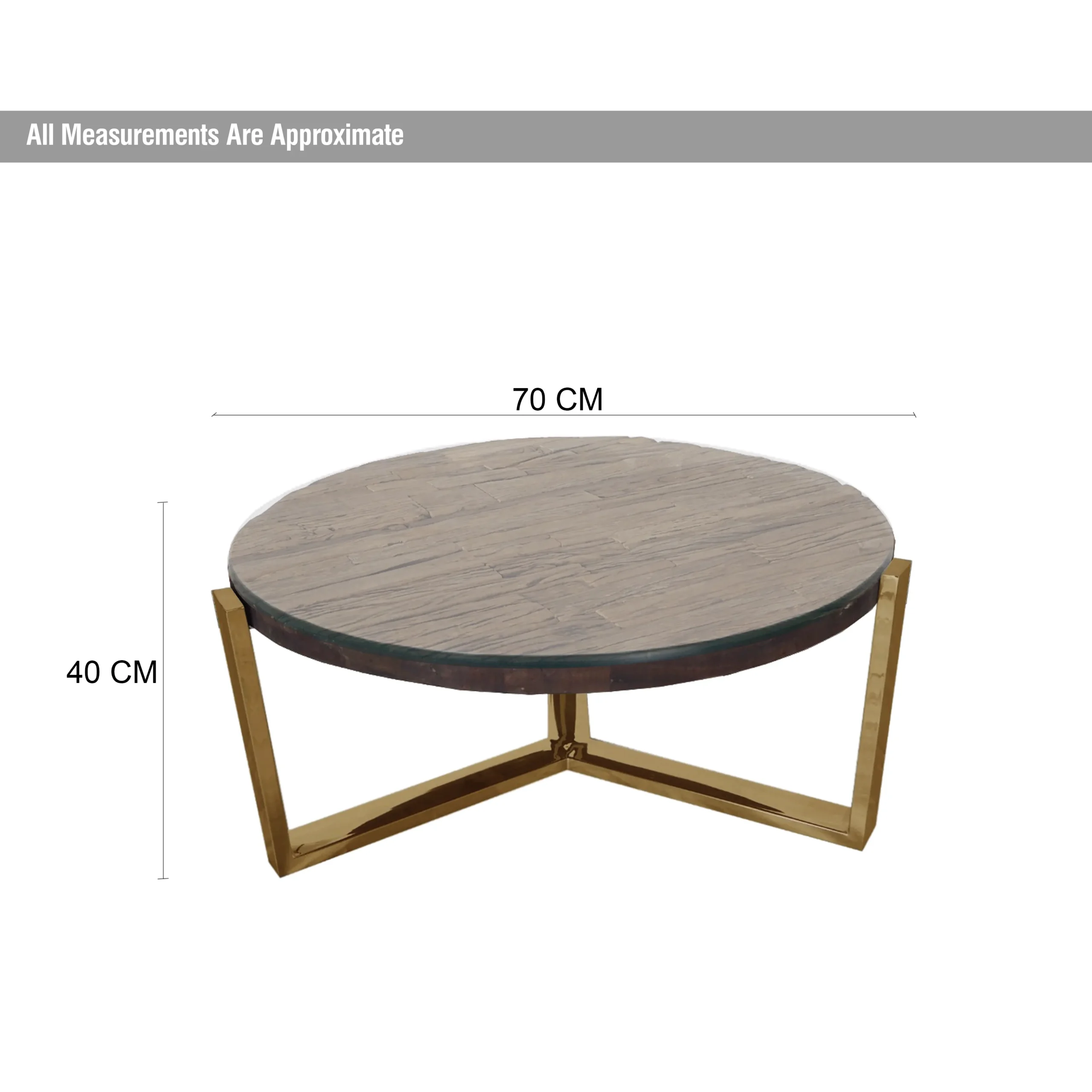 Jaipur Cofffee Table Gold Dim United Furniture