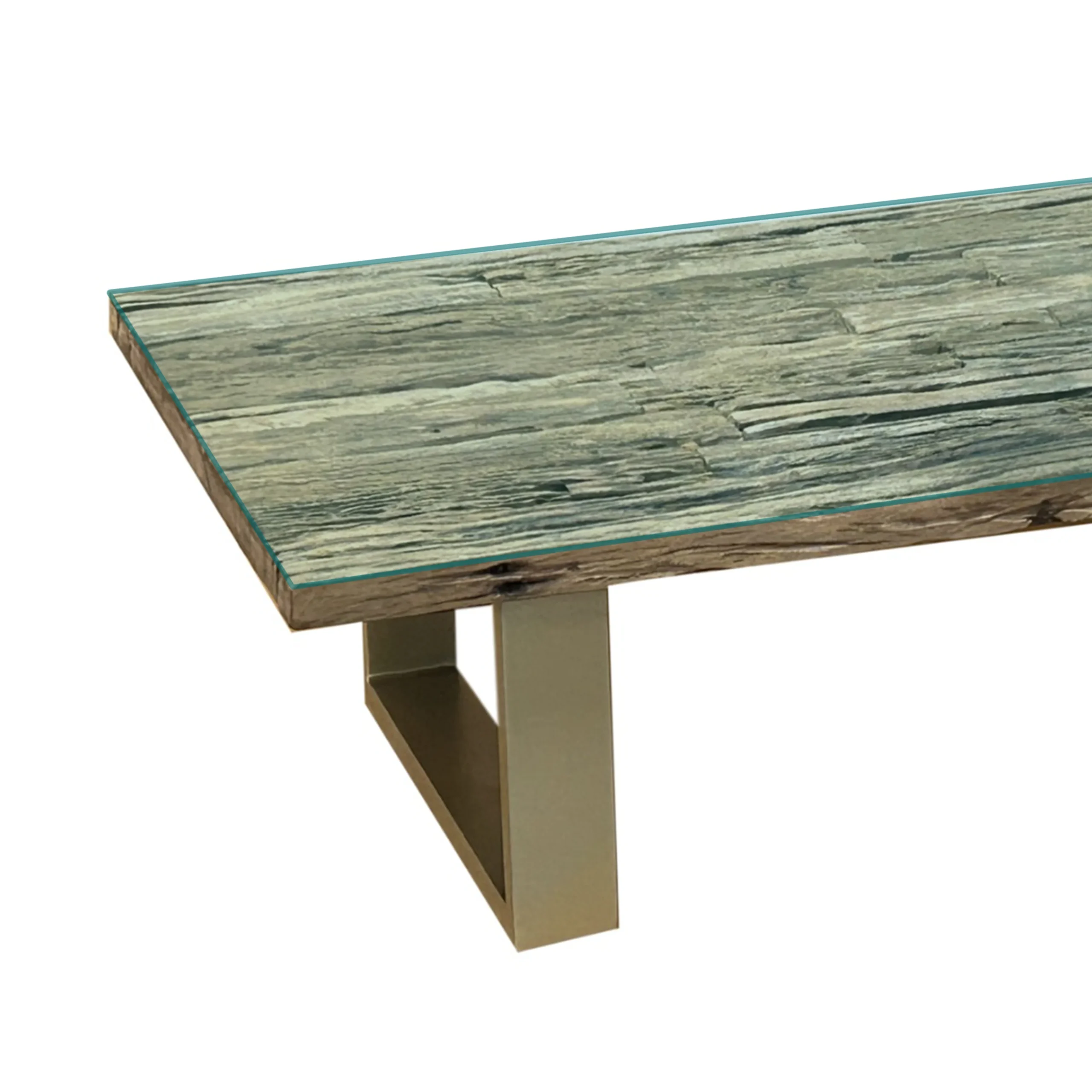 Jaipur Rec Cofffee Table Gold 3 United Furniture