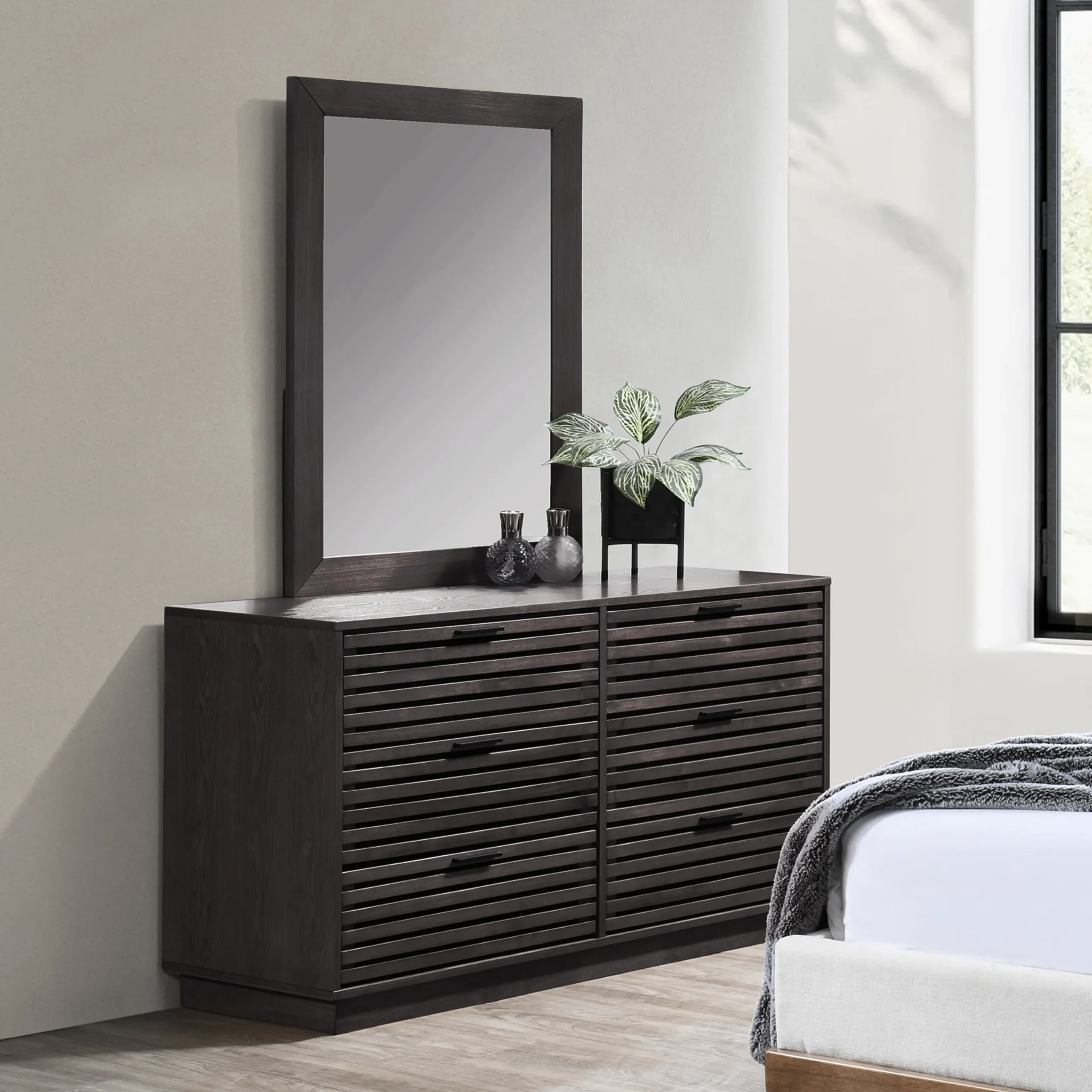 Luban Dresser Wenge United Furniture