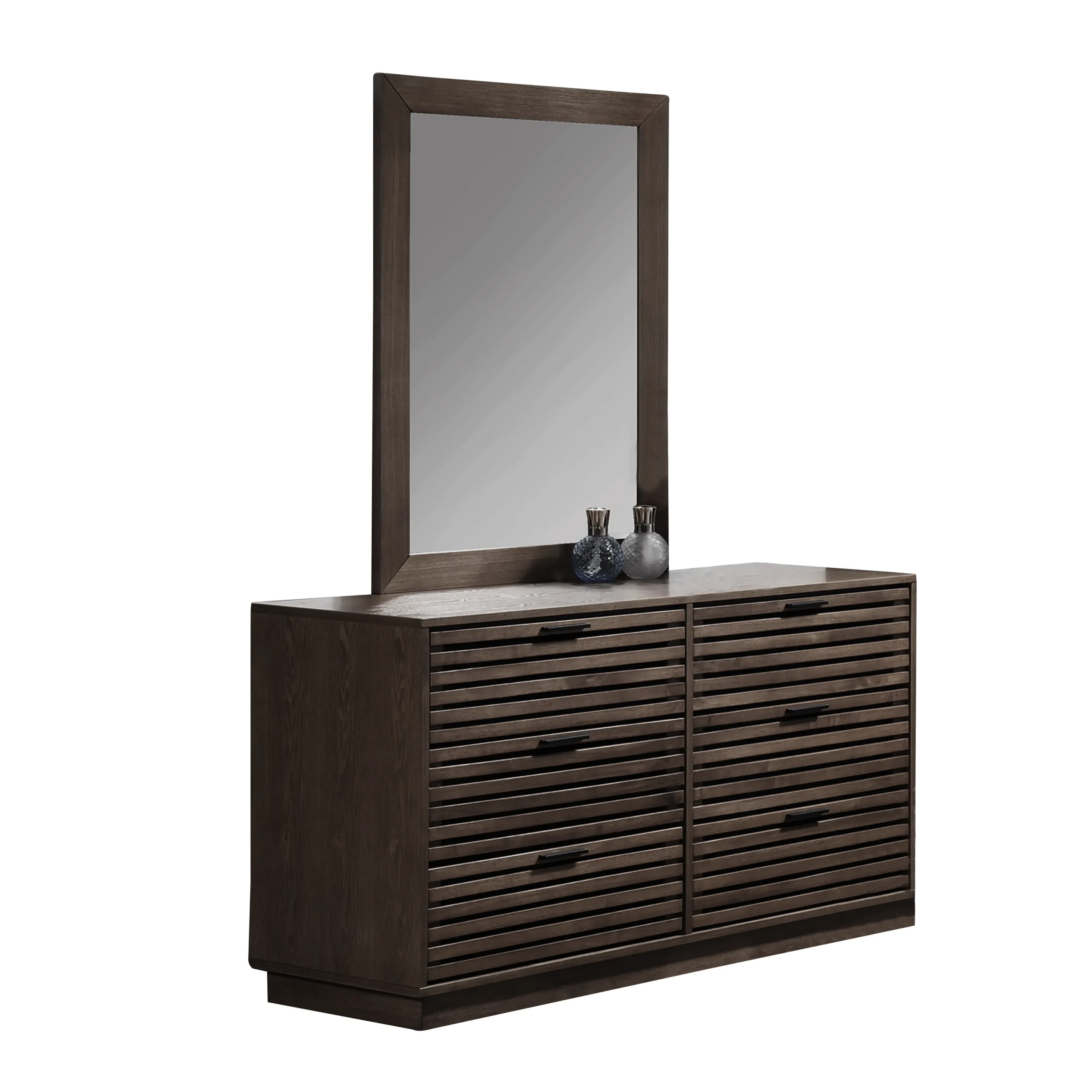 Luban Dresser Wenge 1 United Furniture