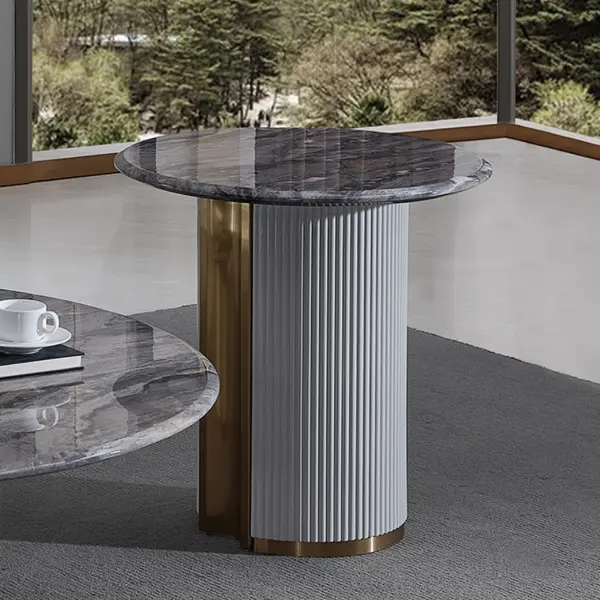 Saigon End Table - Light Grey