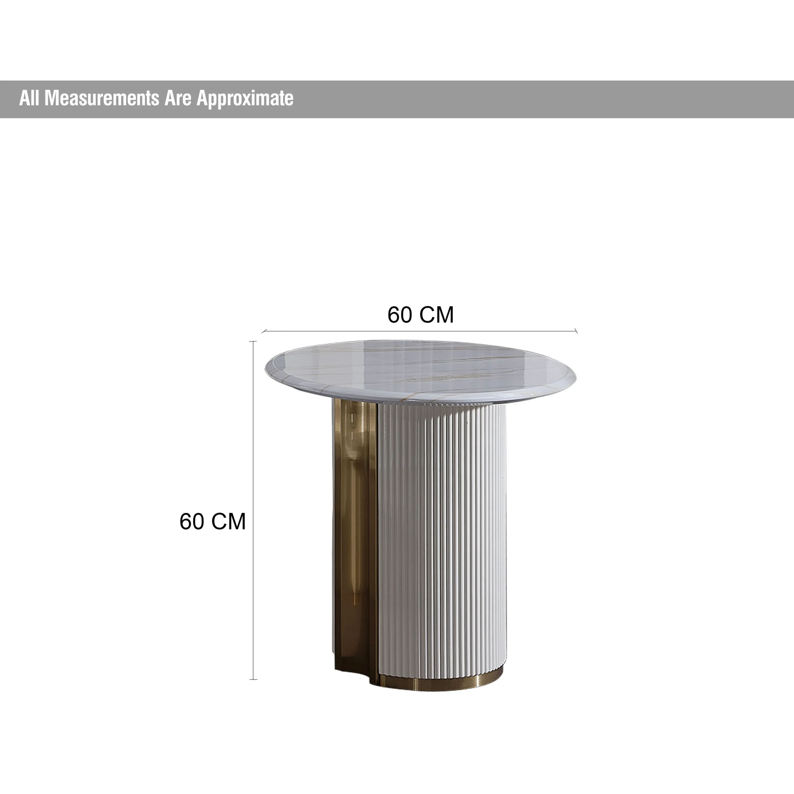 Saigon End Table Beige Dim United Furniture