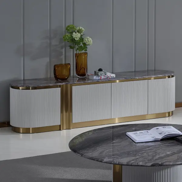 Saigon TV Cabinet - Light Grey