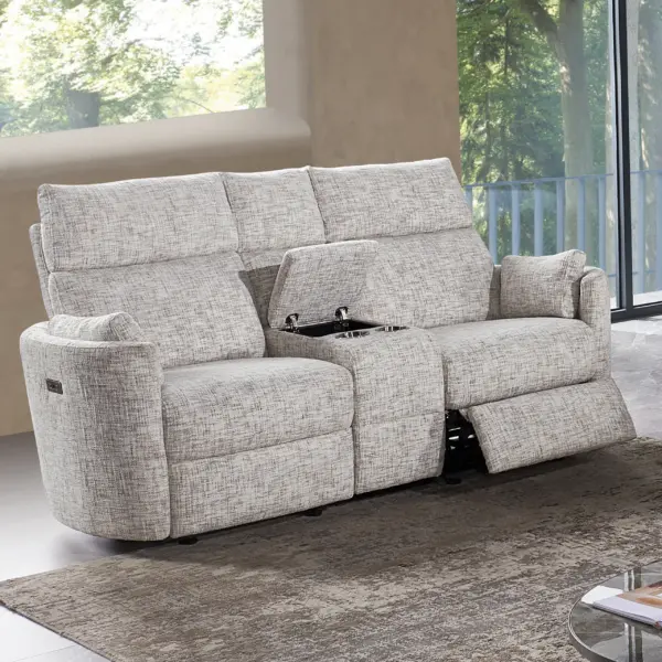 Daayan 2 Seater Sofa with Power Recliner and Console