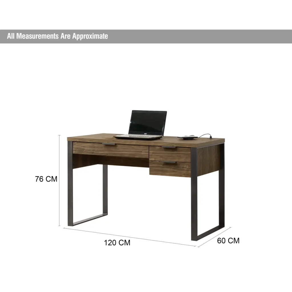 Enoro Desk Oak Dim United Furniture
