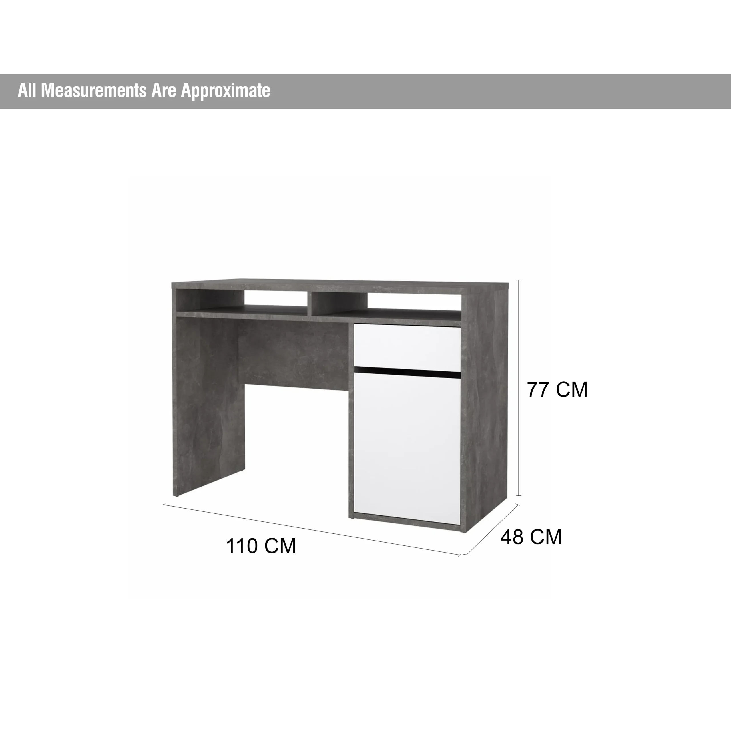 Function Desk Brown Dim  United Furniture