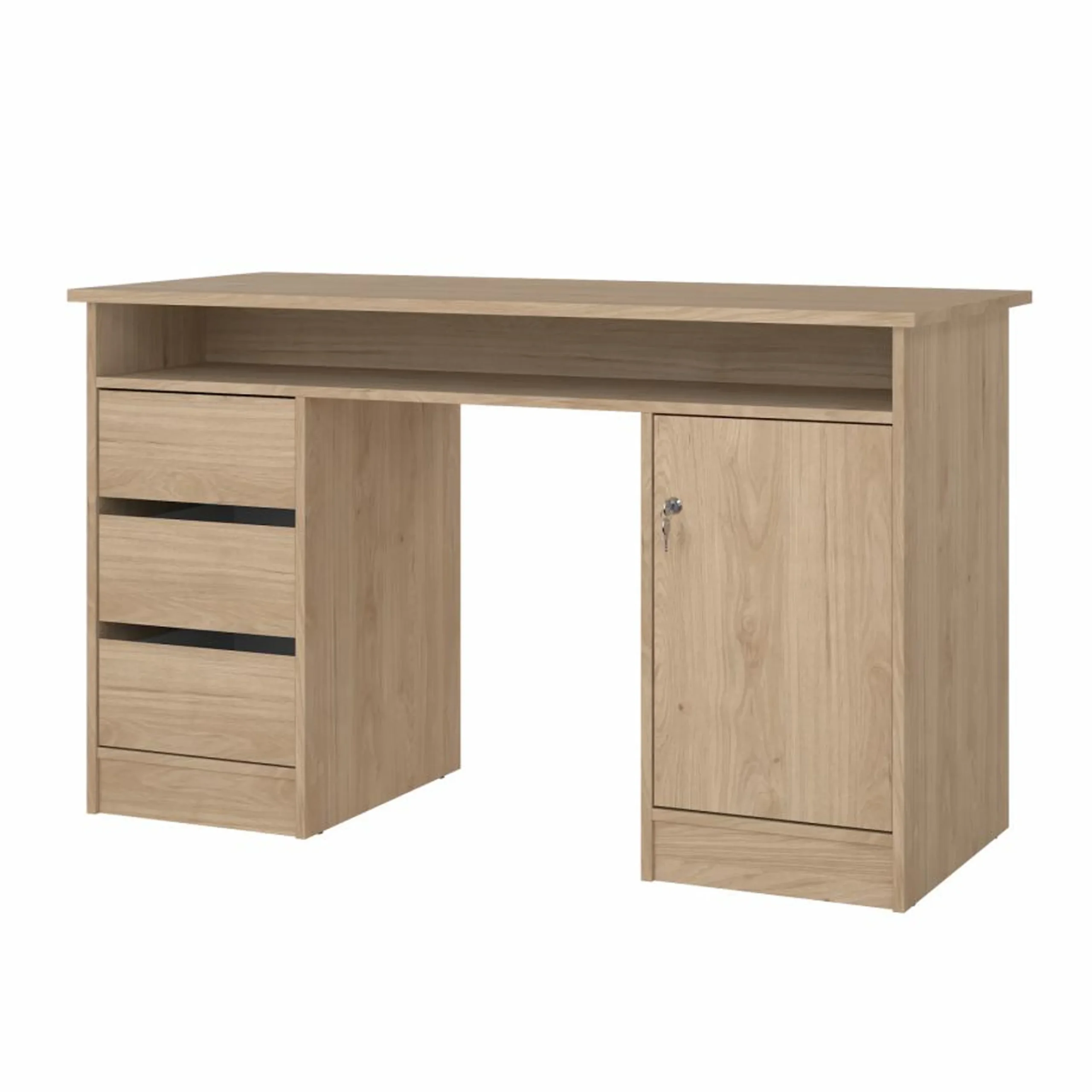 Function Desk Dark Oak United Furniture