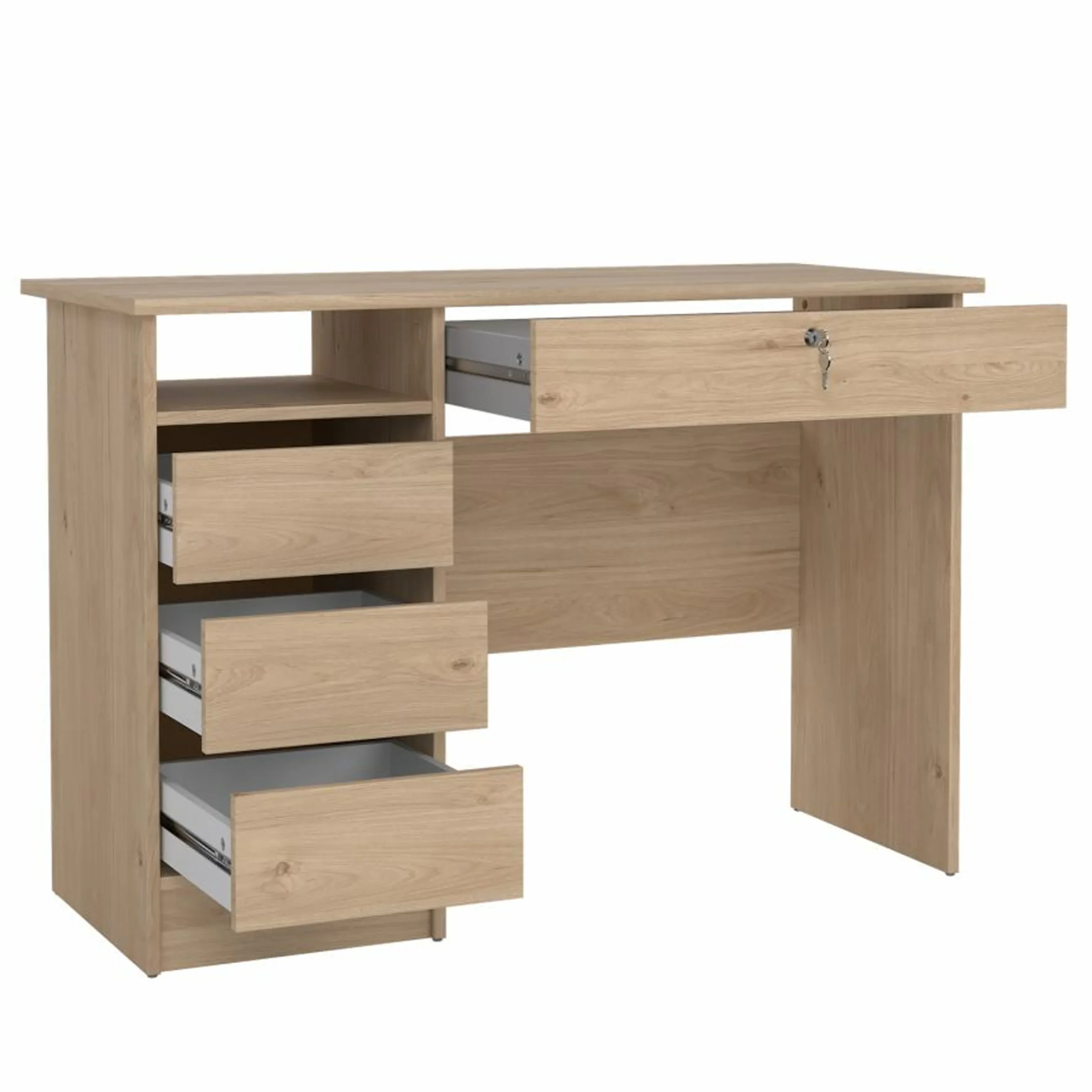 Function Desk Dk Oak 4 United Furniture