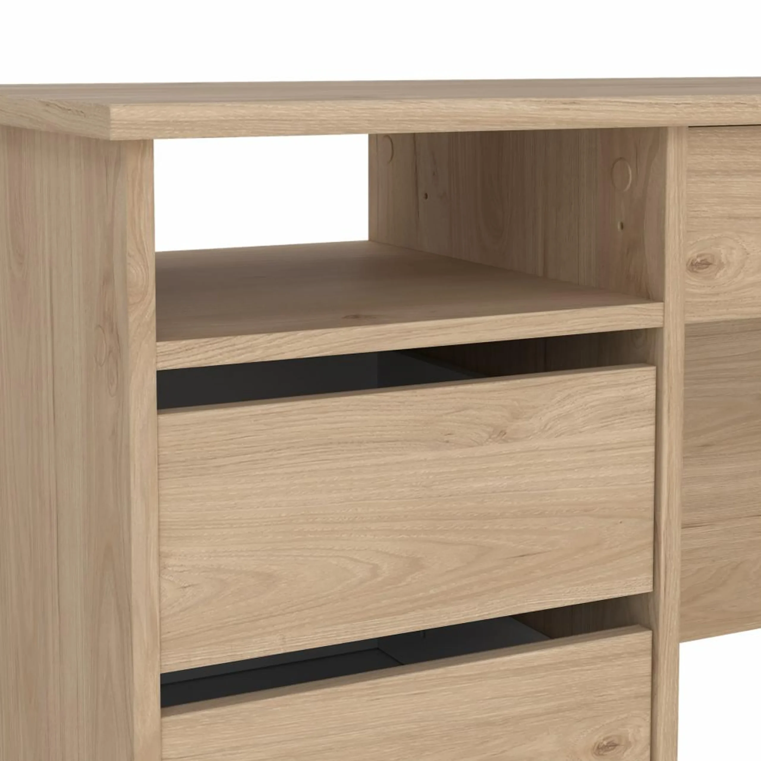 Function Desk Dk Oak 5 United Furniture