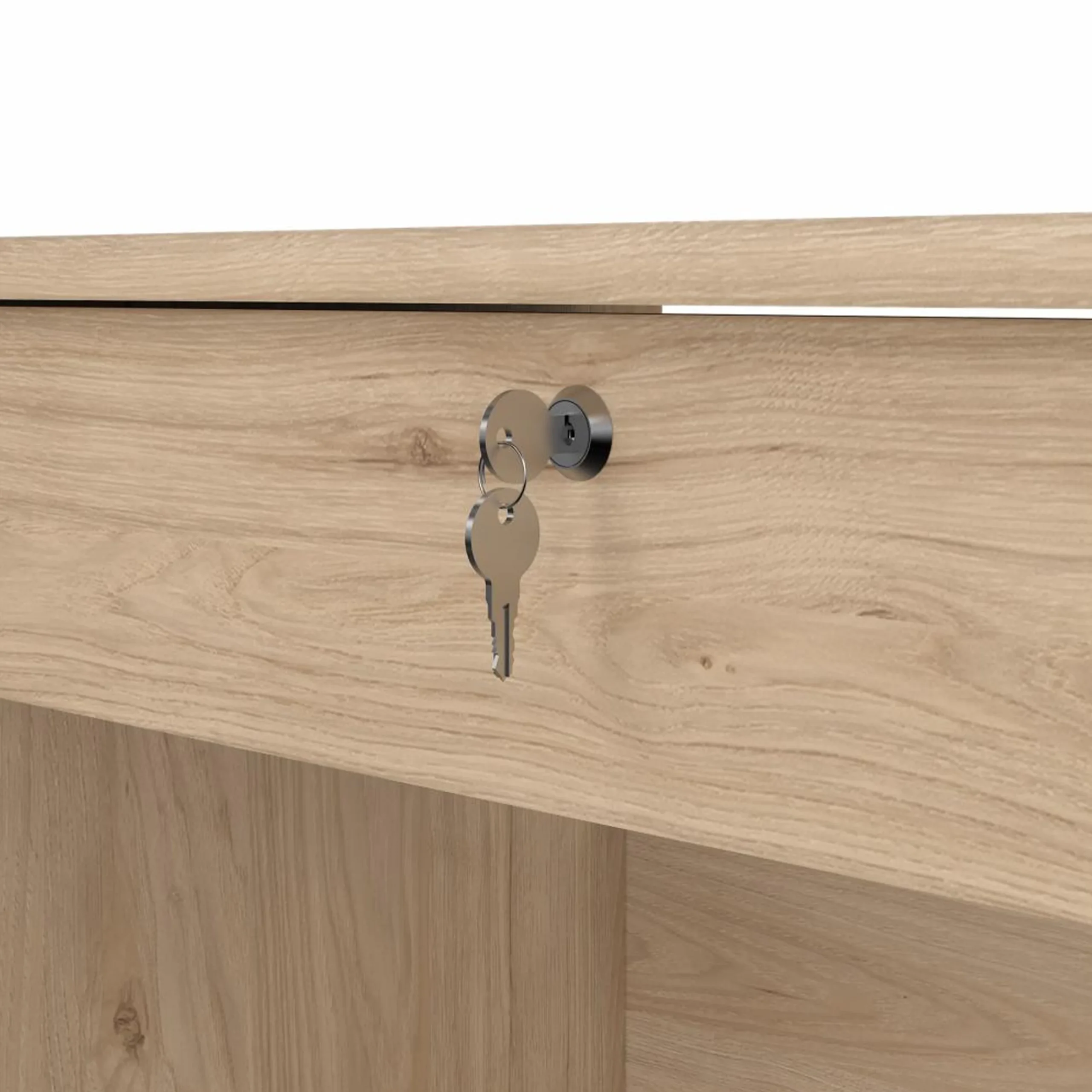 Function Desk Dk Oak 6 United Furniture