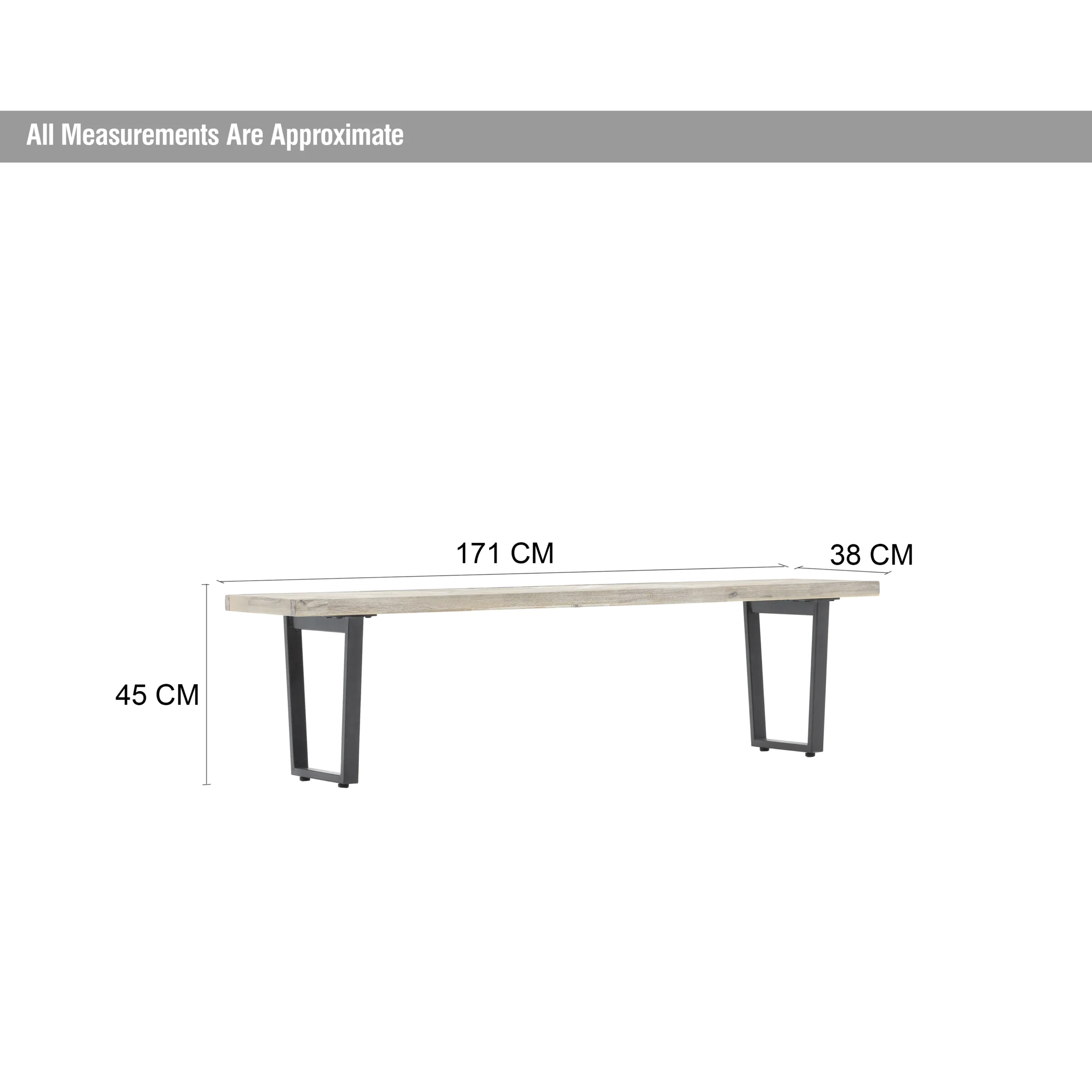 Luneta Bench Dim United Furniture