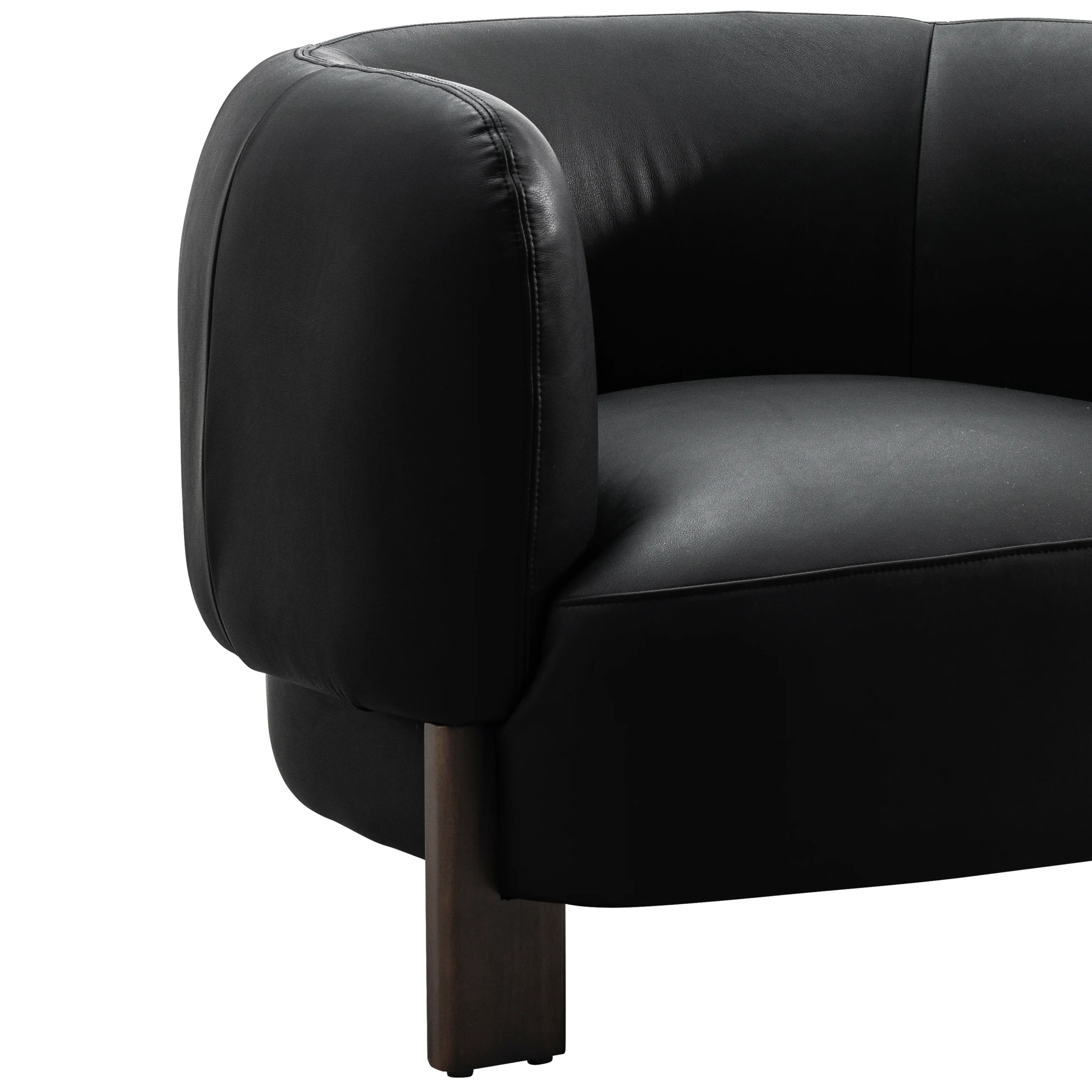 Malawi Single Seater Black 2 United Furniture
