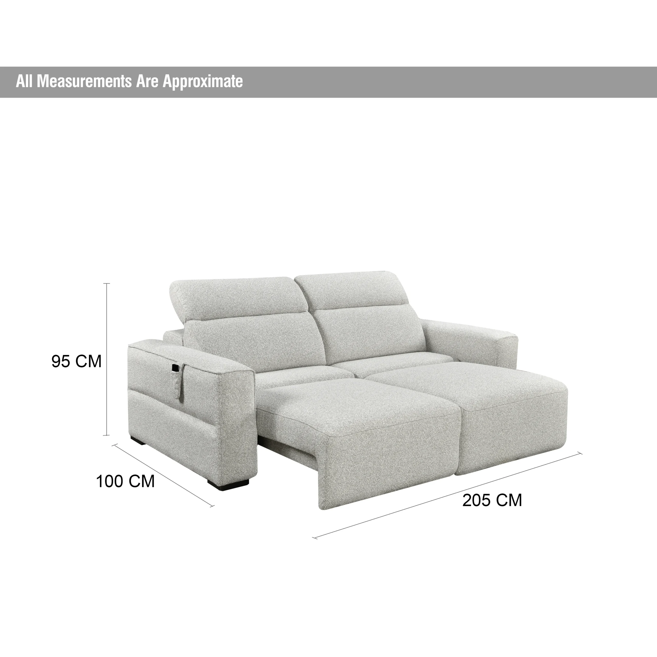 Monty 2seater Beige Dim United Furniture