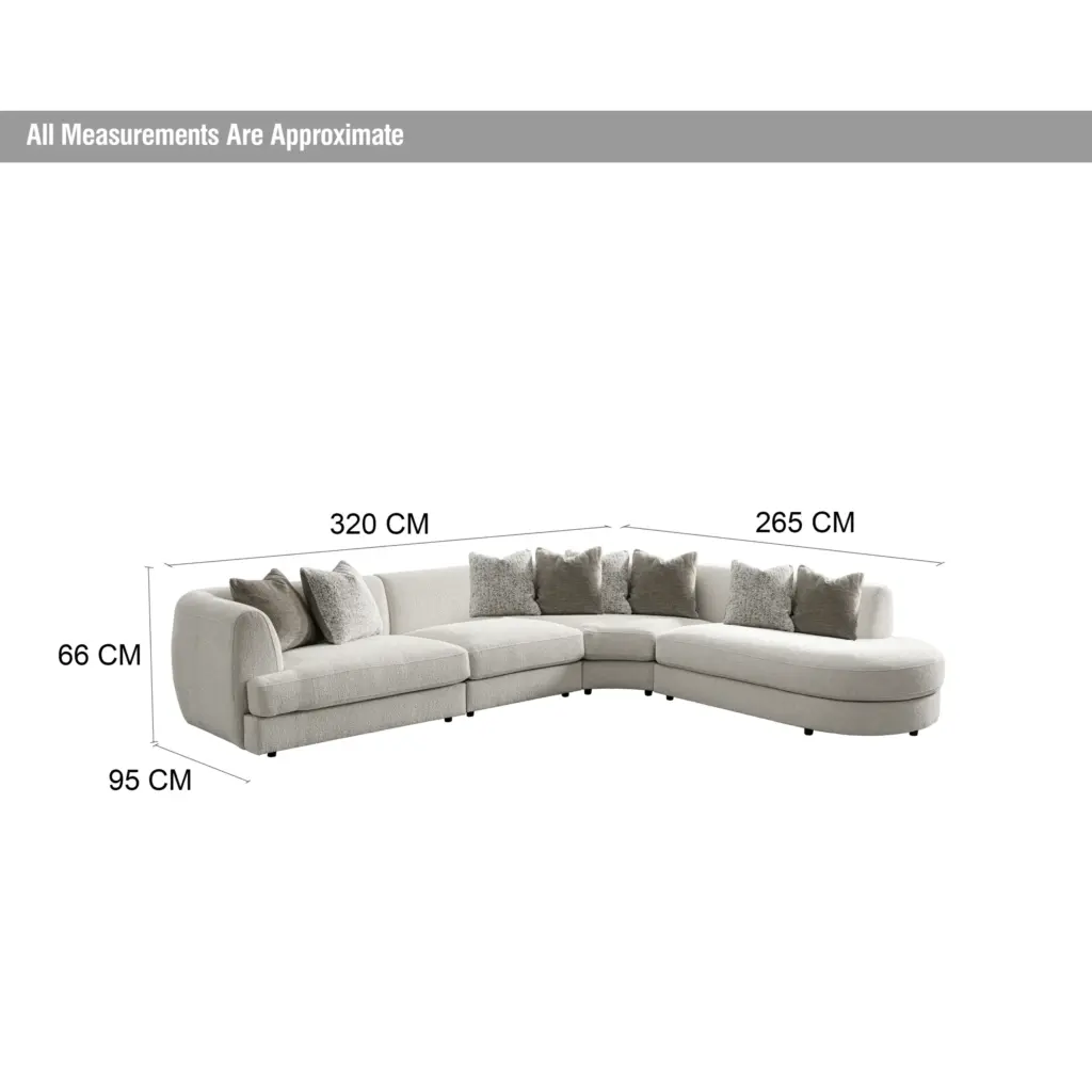 Noura Left Corner Sofa Dim United Furniture