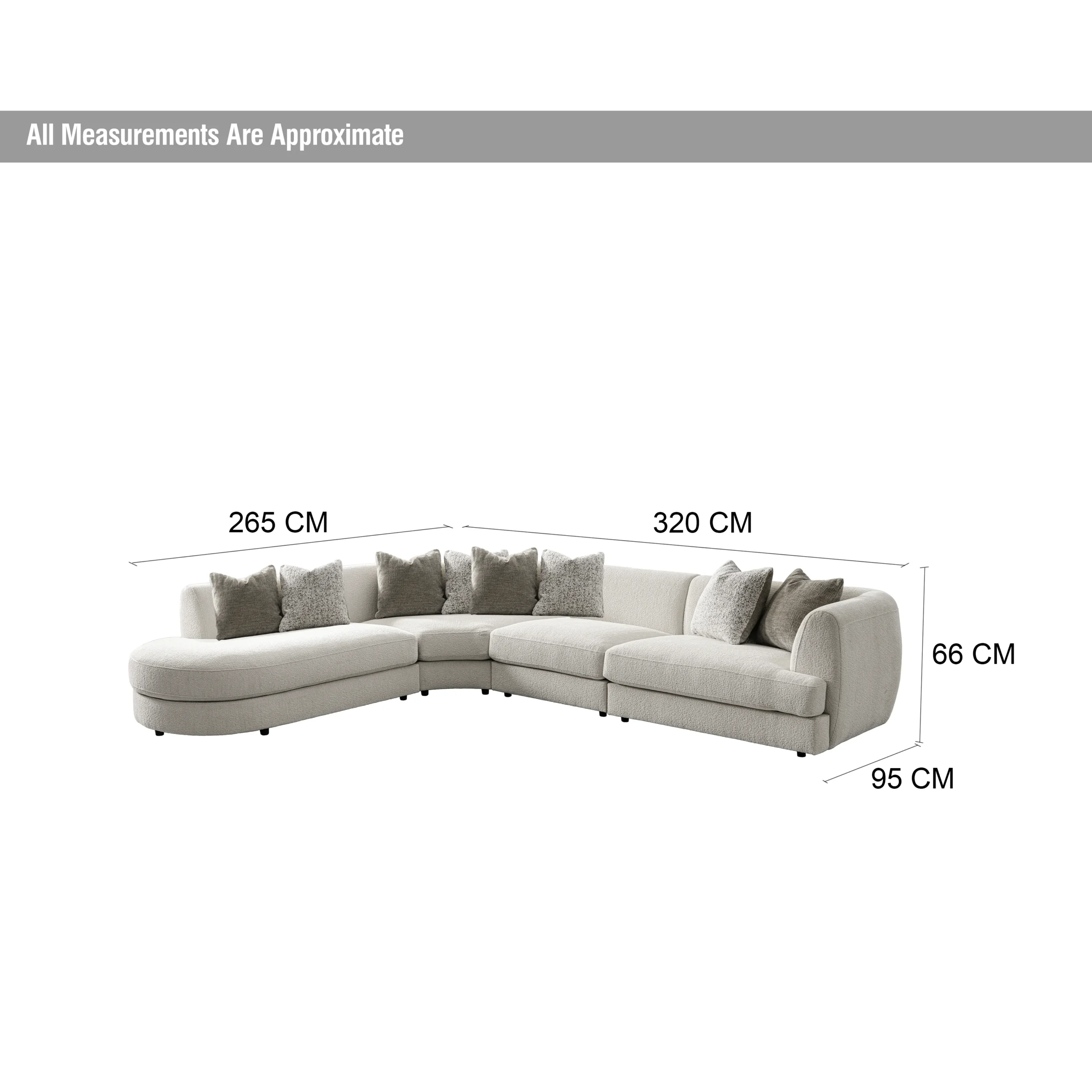 Noura Right Corner Sofa Dim United Furniture