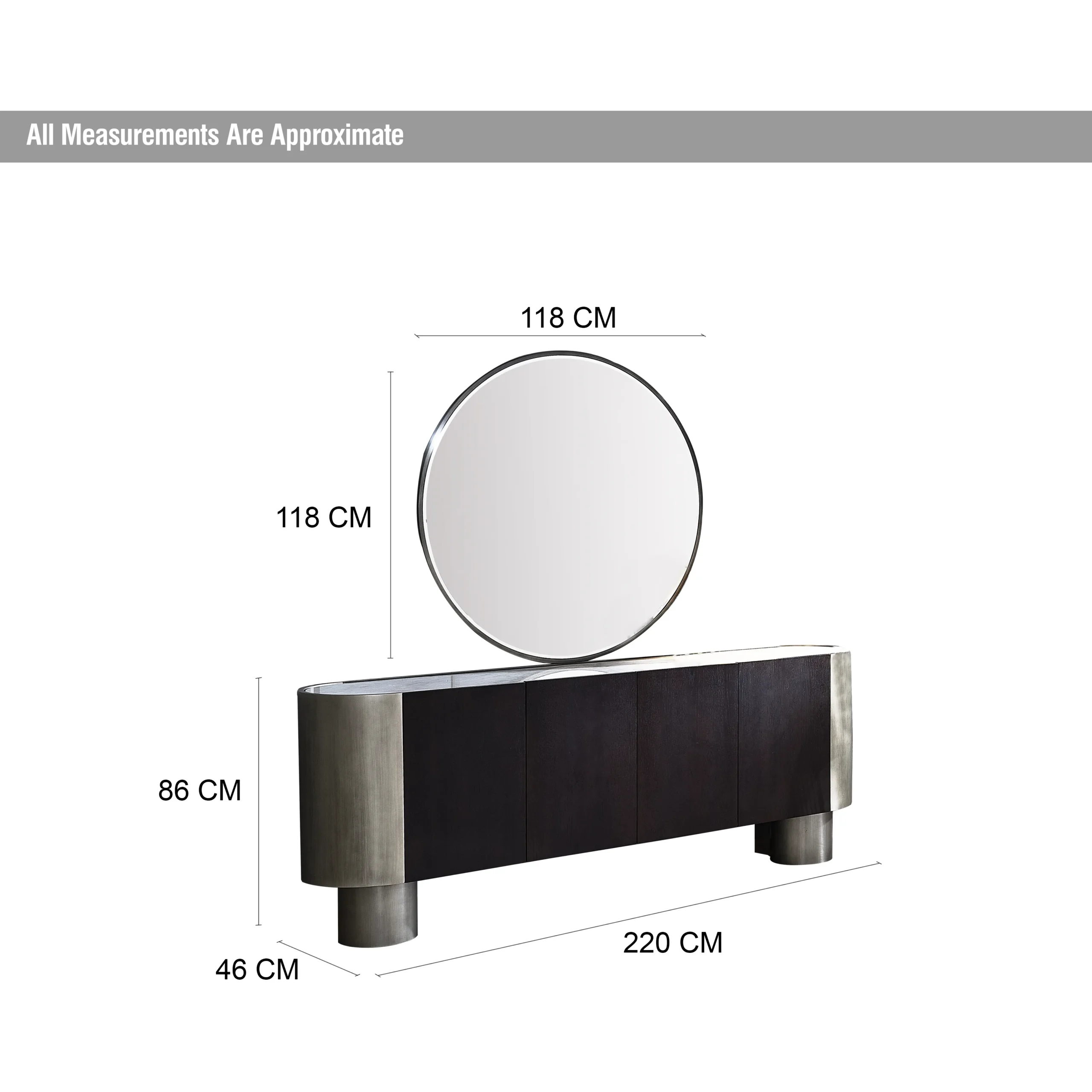 Trinita Buffet Dim United Furniture