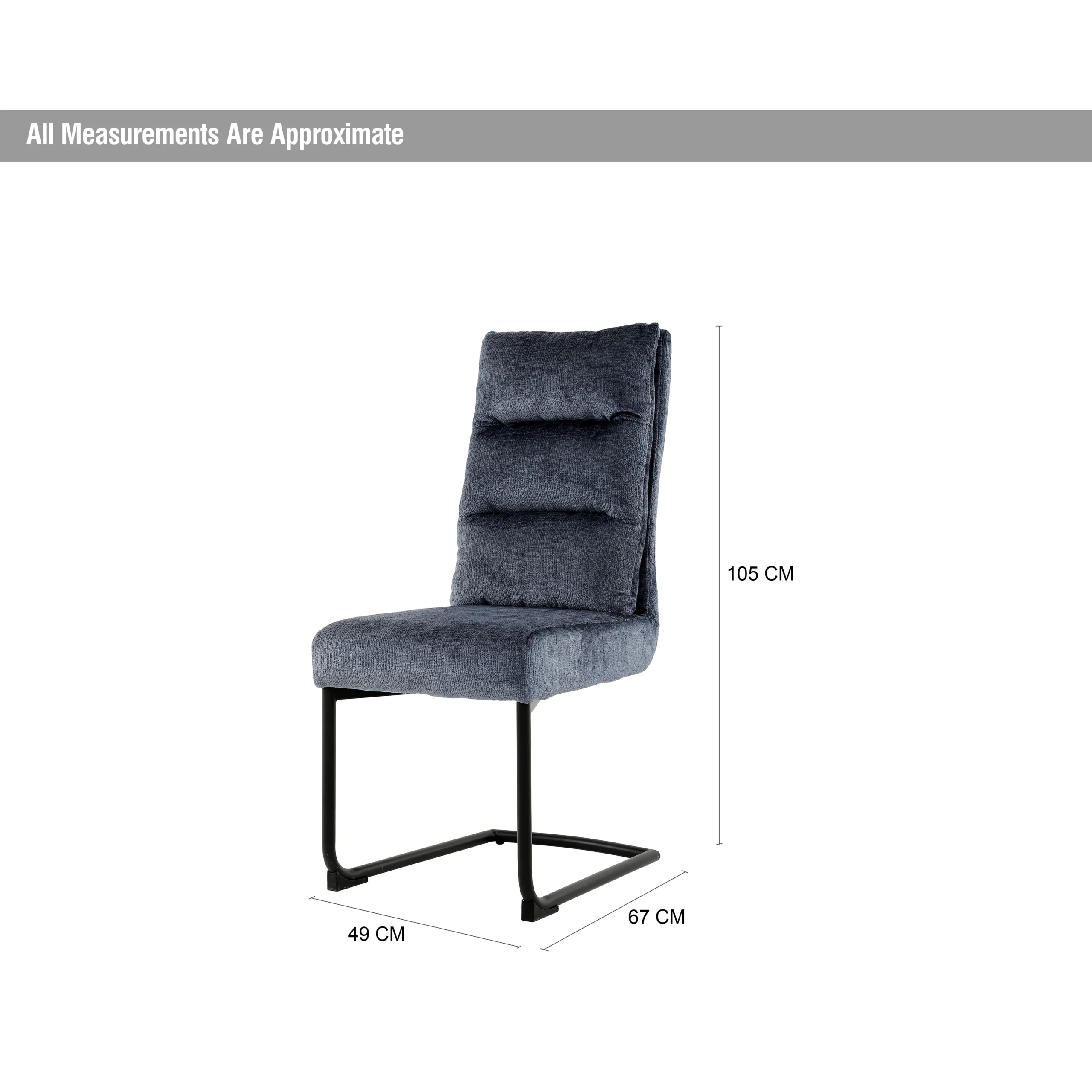 Benu Chair Blue Dim United Furniture