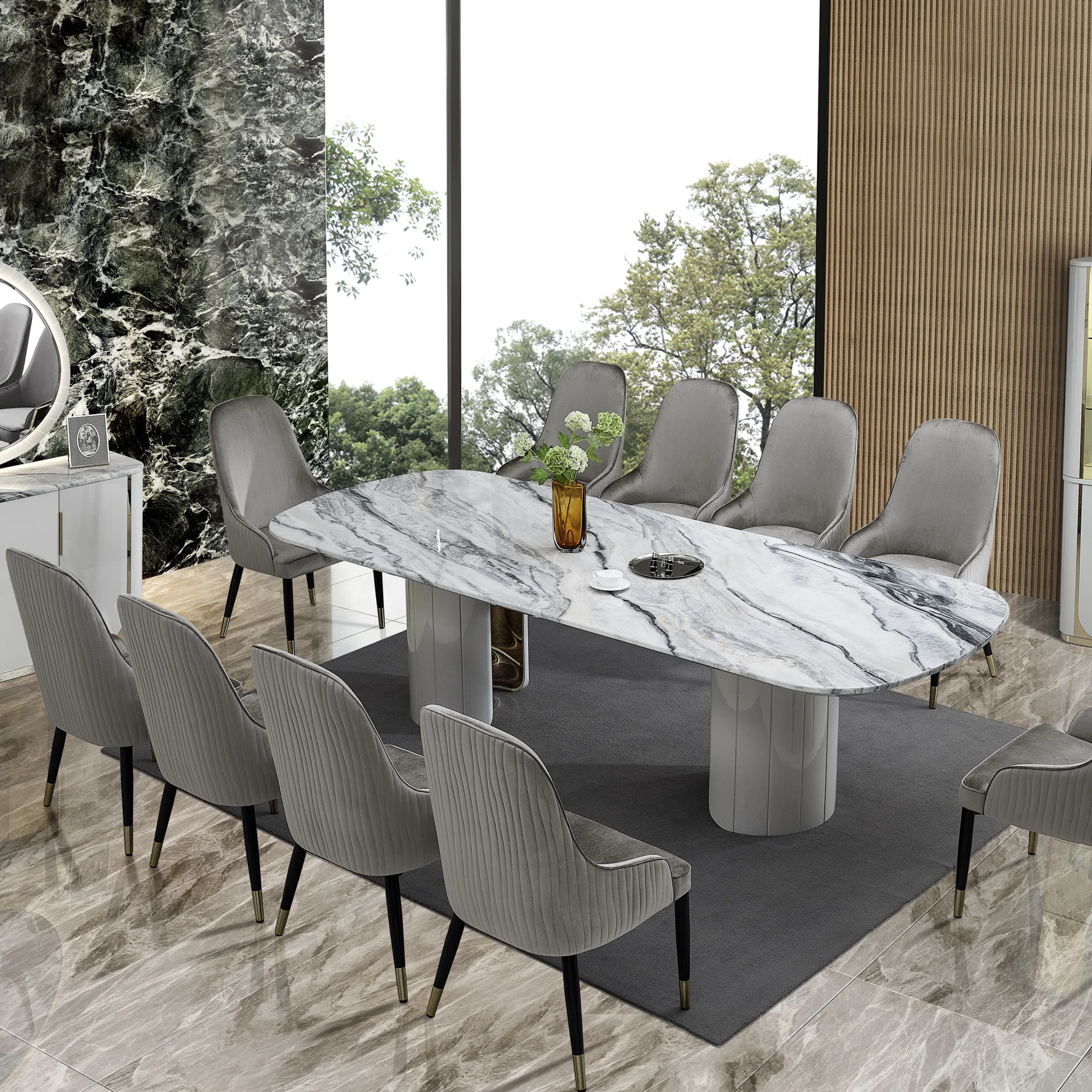 Colombe Dining Table 10seater United Furniture