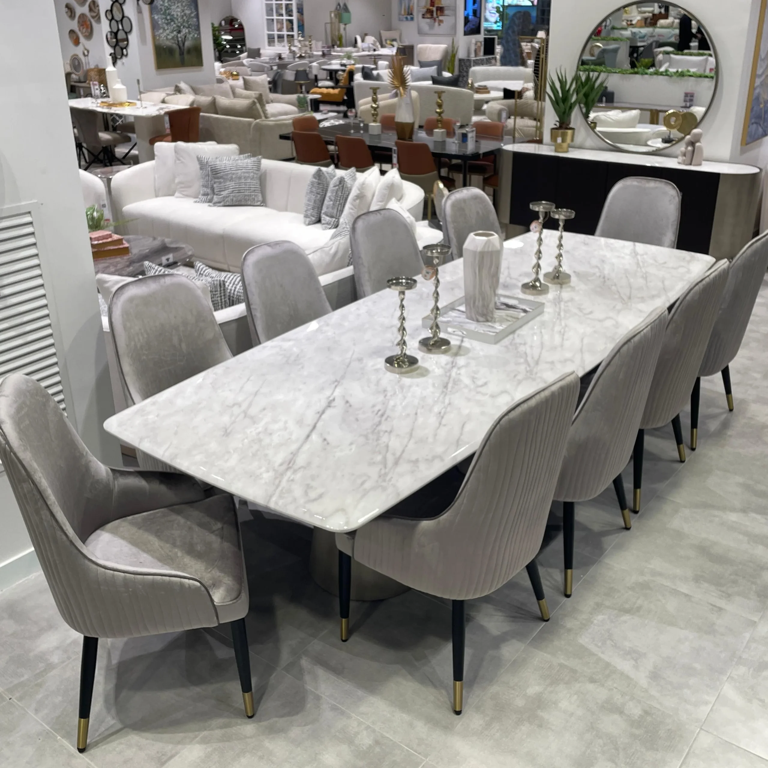 Colombe Dining Table 10seater 4 United Furniture