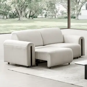Connell 2 Seater Sliding Sofa with Remote Control - Beige