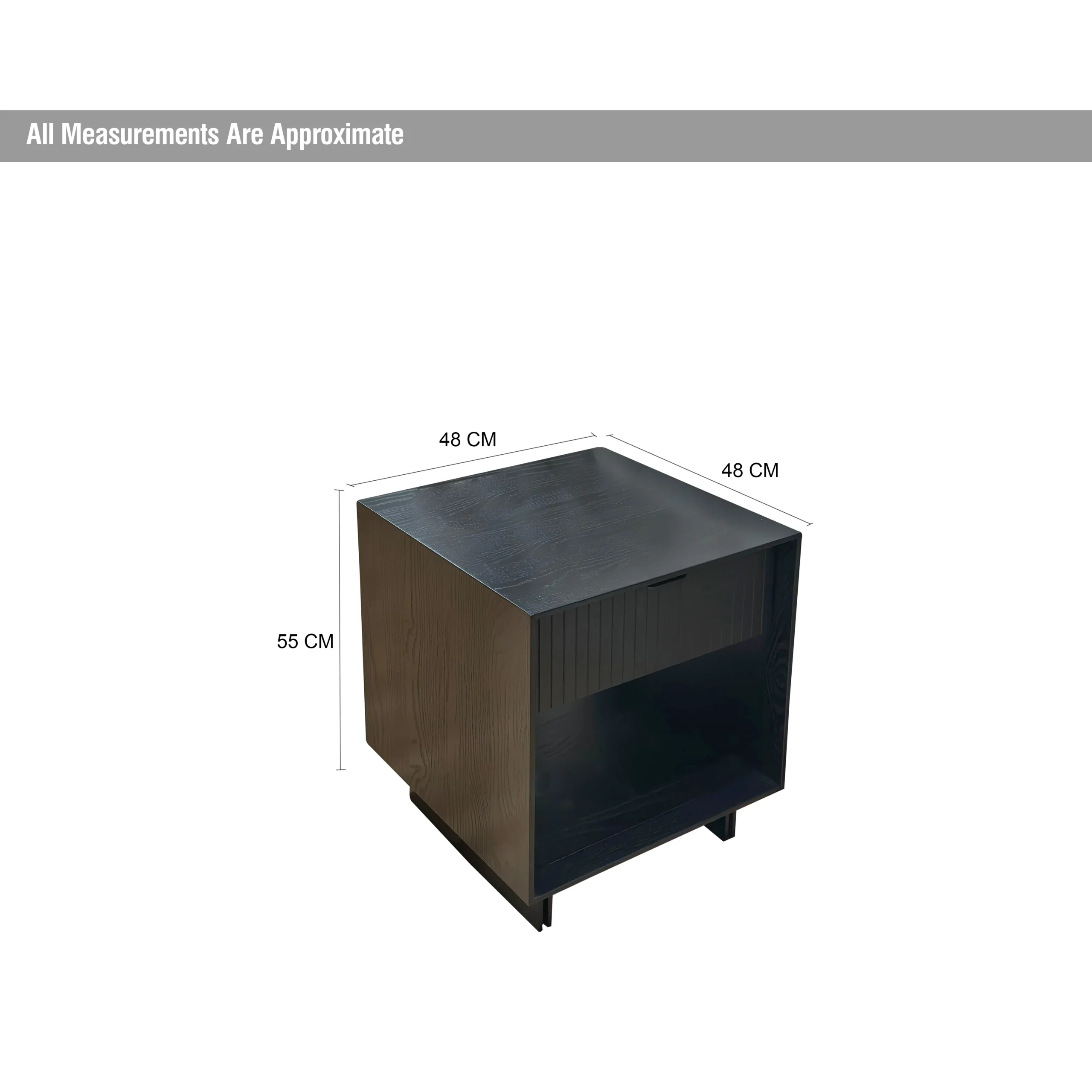 Daz End Table Black Dim United Furniture