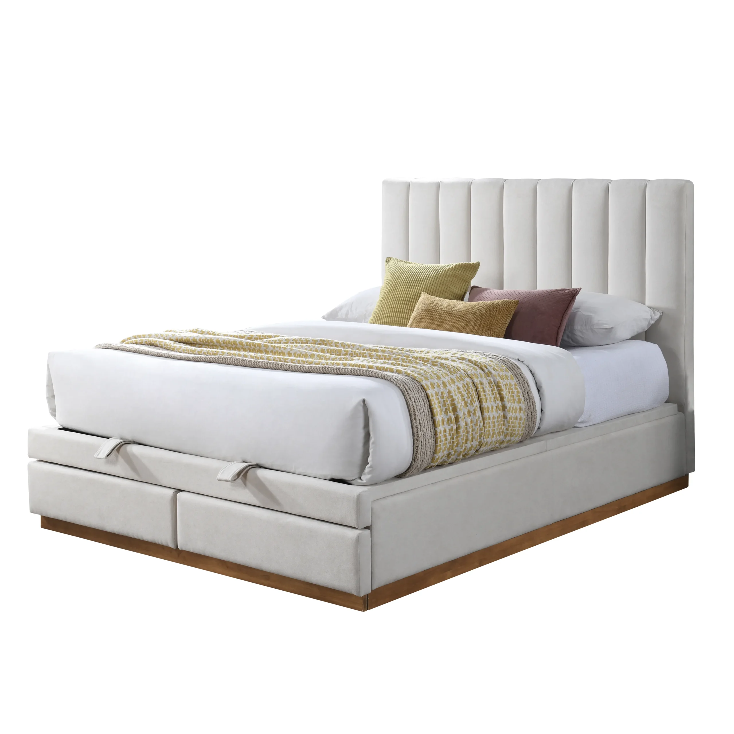 Josey Queenbed Cream 4 United Furniture