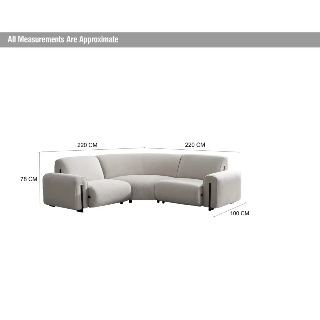 Natalia Corner Sofa Dim New United Furniture