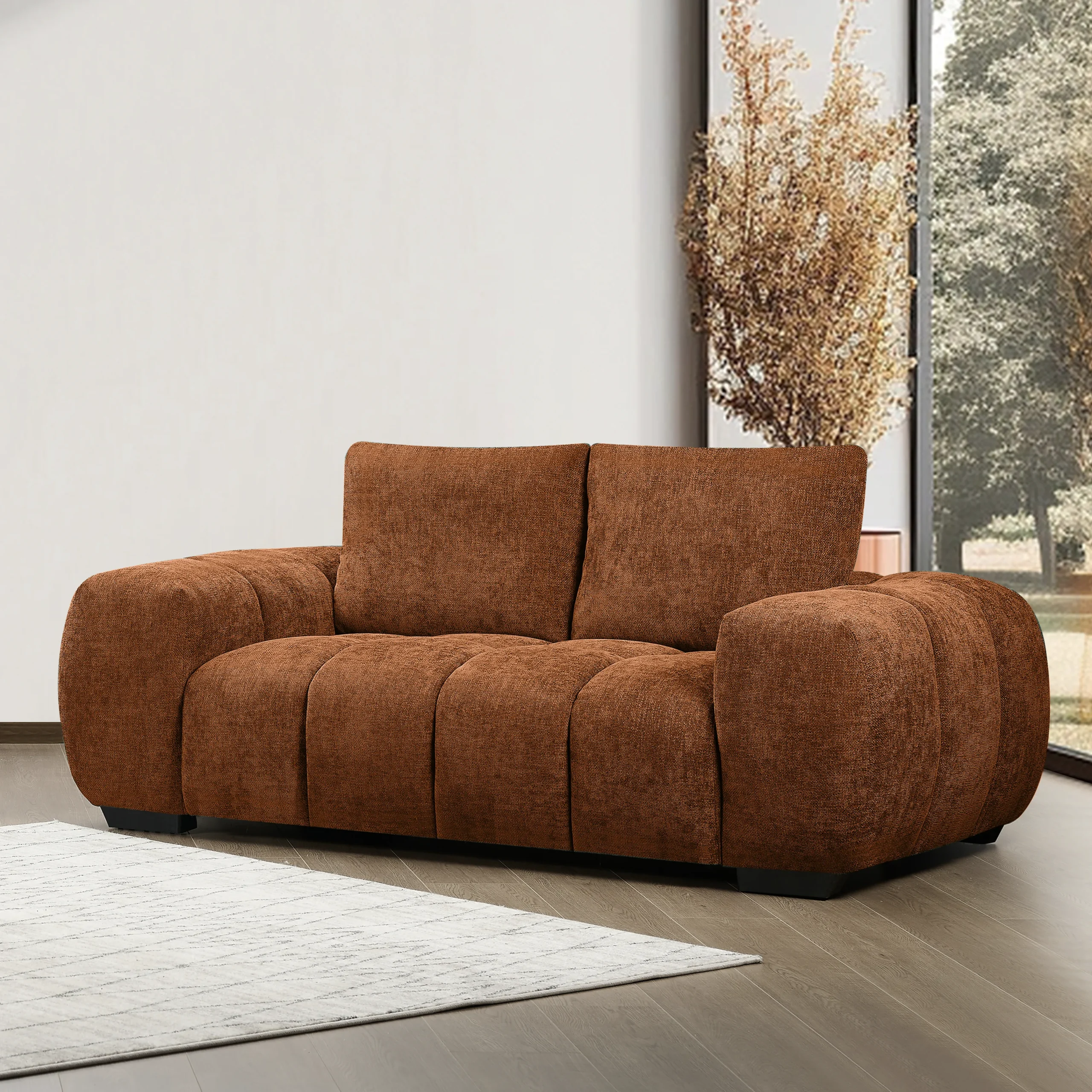 Dakota 2seater Orange United Furniture