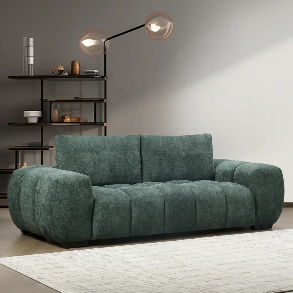 Dakota 3seater Green United Furniture