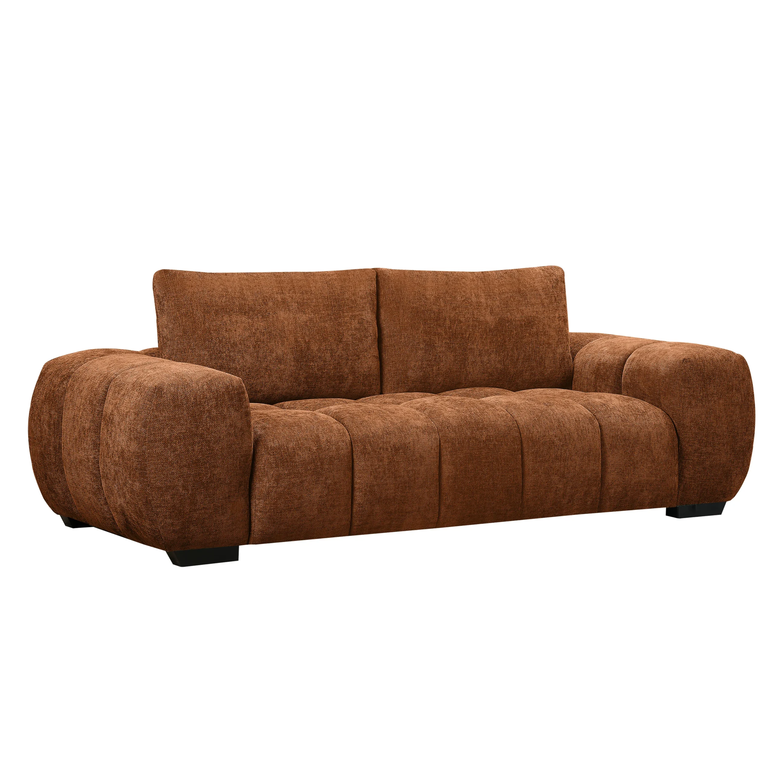 Dakota 3seater Orange 1 United Furniture