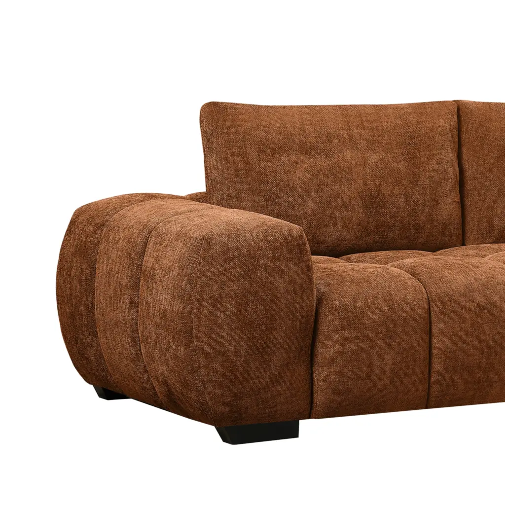 Dakota 3seater Orange 2 United Furniture