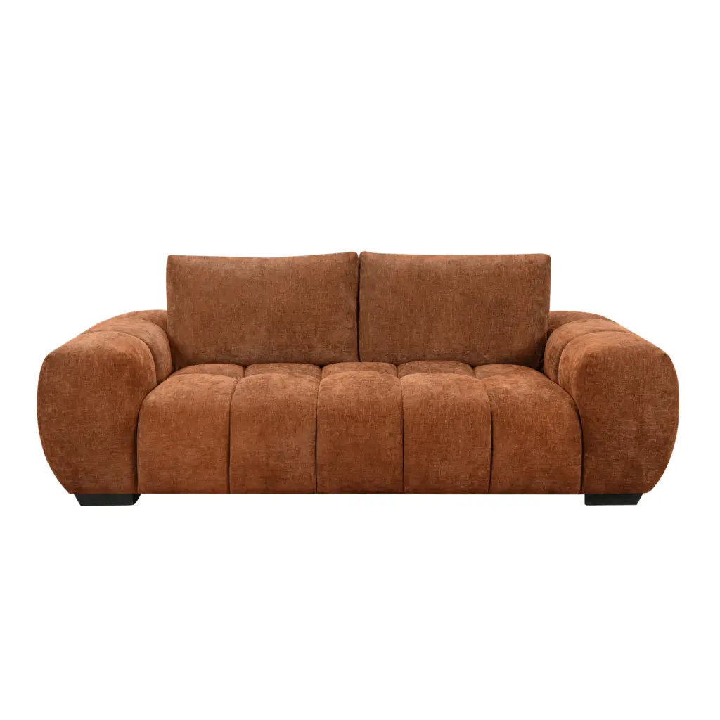 Dakota 3seater Orange 3 United Furniture