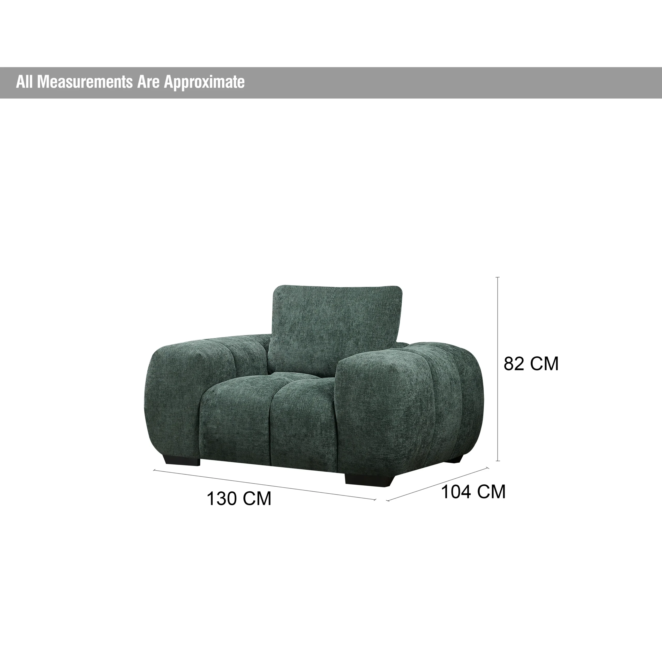 Dakota Single Green Dim United Furniture