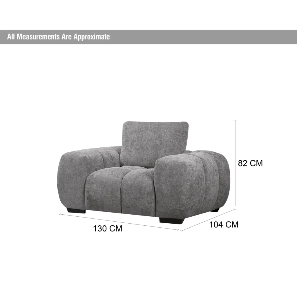 Dakota Single Grey Dim 1 United Furniture